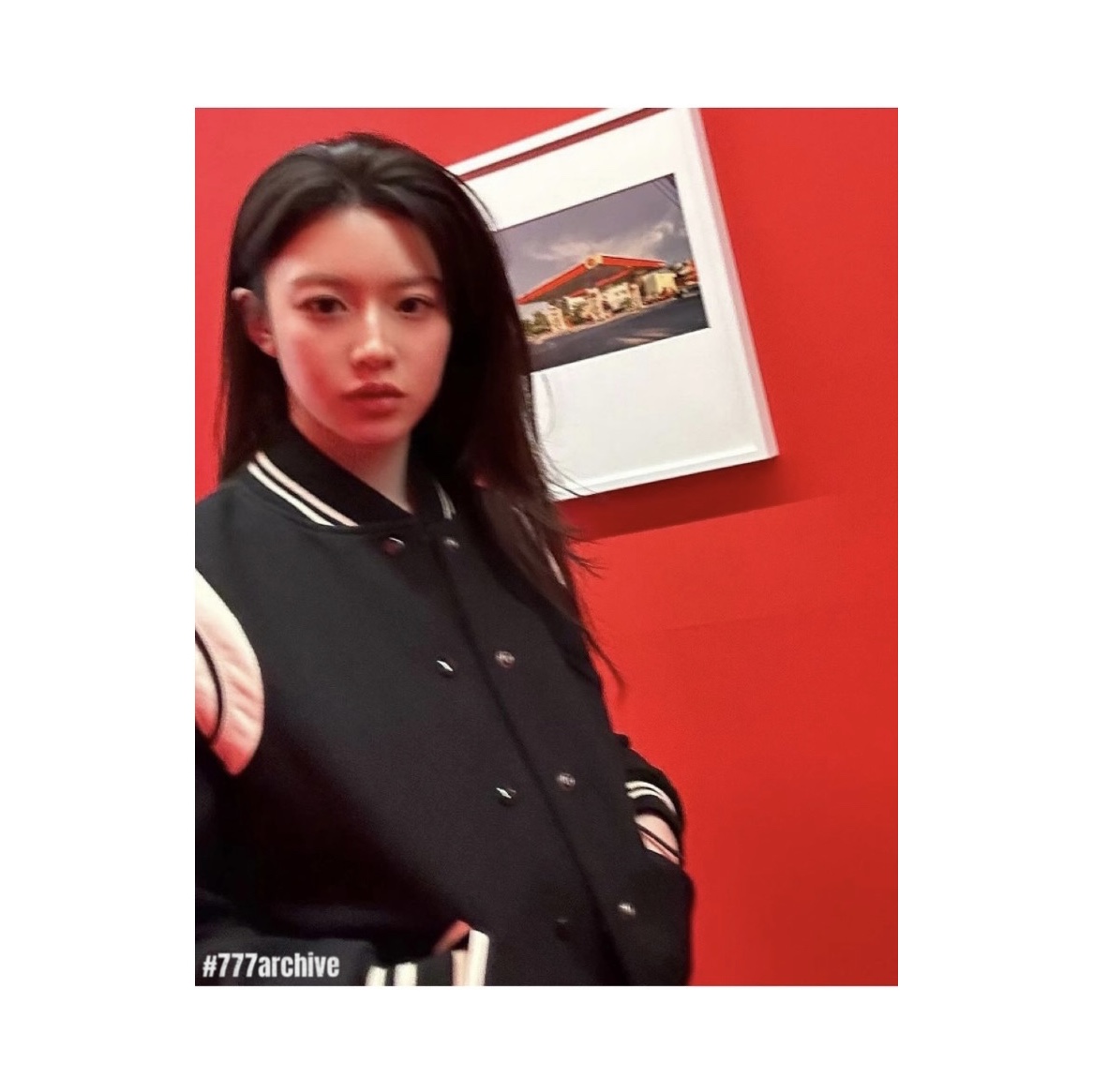 (W) Saint Laurent Teddy Jacket in Wool Black 착용 스타일 - 4