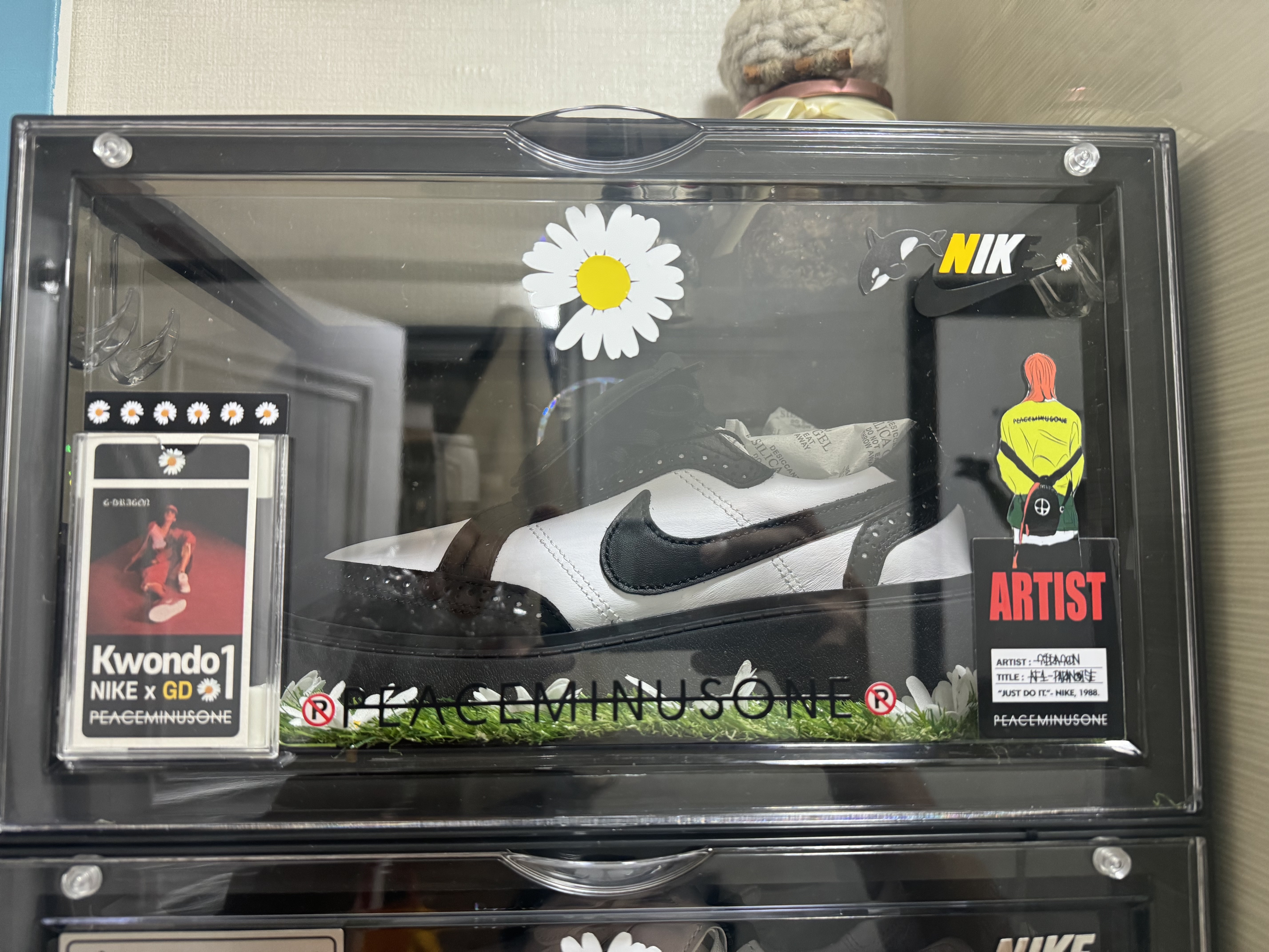 Nike x Peaceminusone Kwondo1 Black and White ์ฐฉ์ฉ ์คํ์ผ - 2