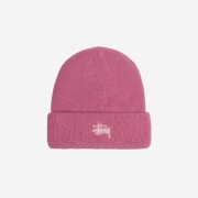 Stussy Basic Cuff Beanie Dusty Pink