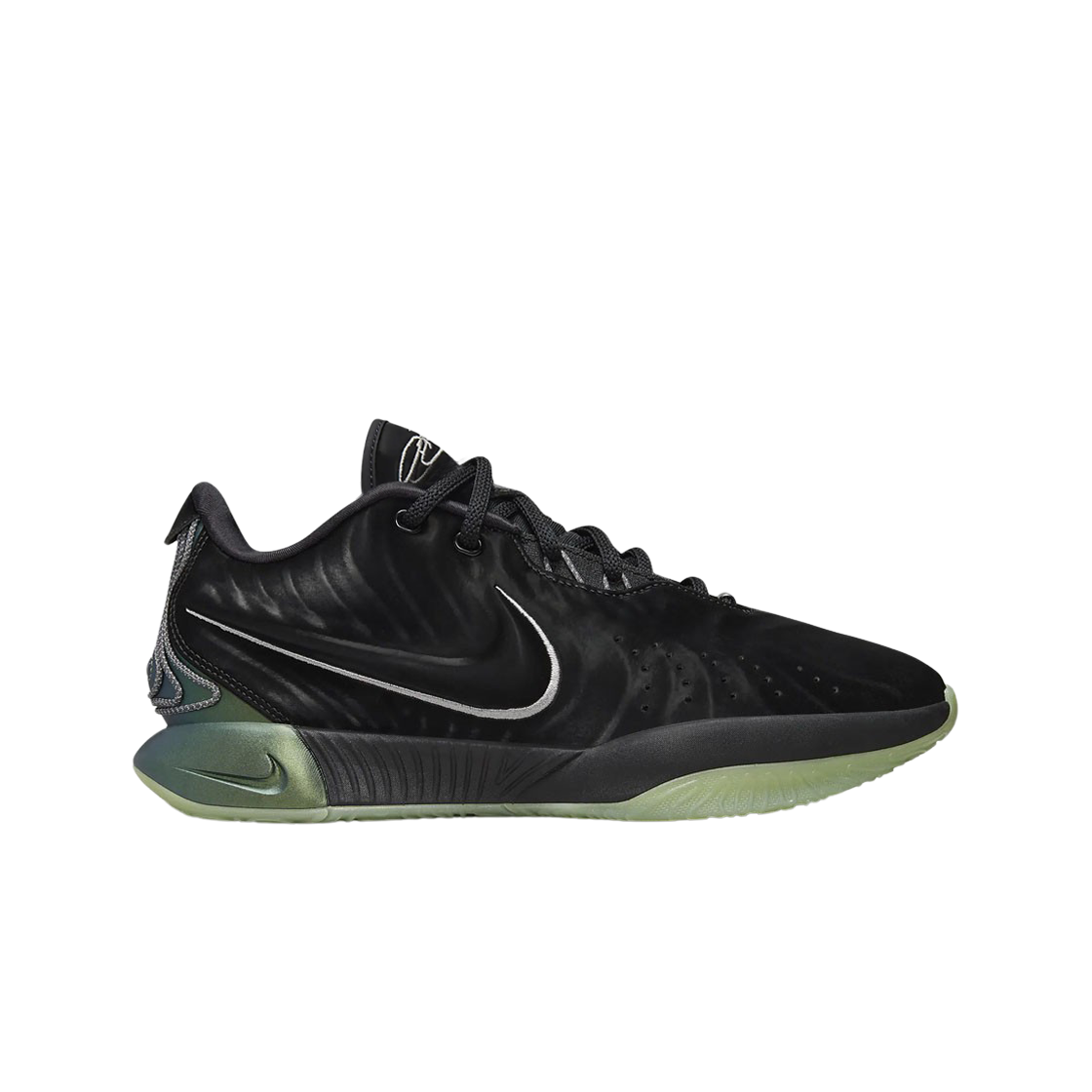 나이키 르브론 21 타히티안 EP 블랙 오일 그린