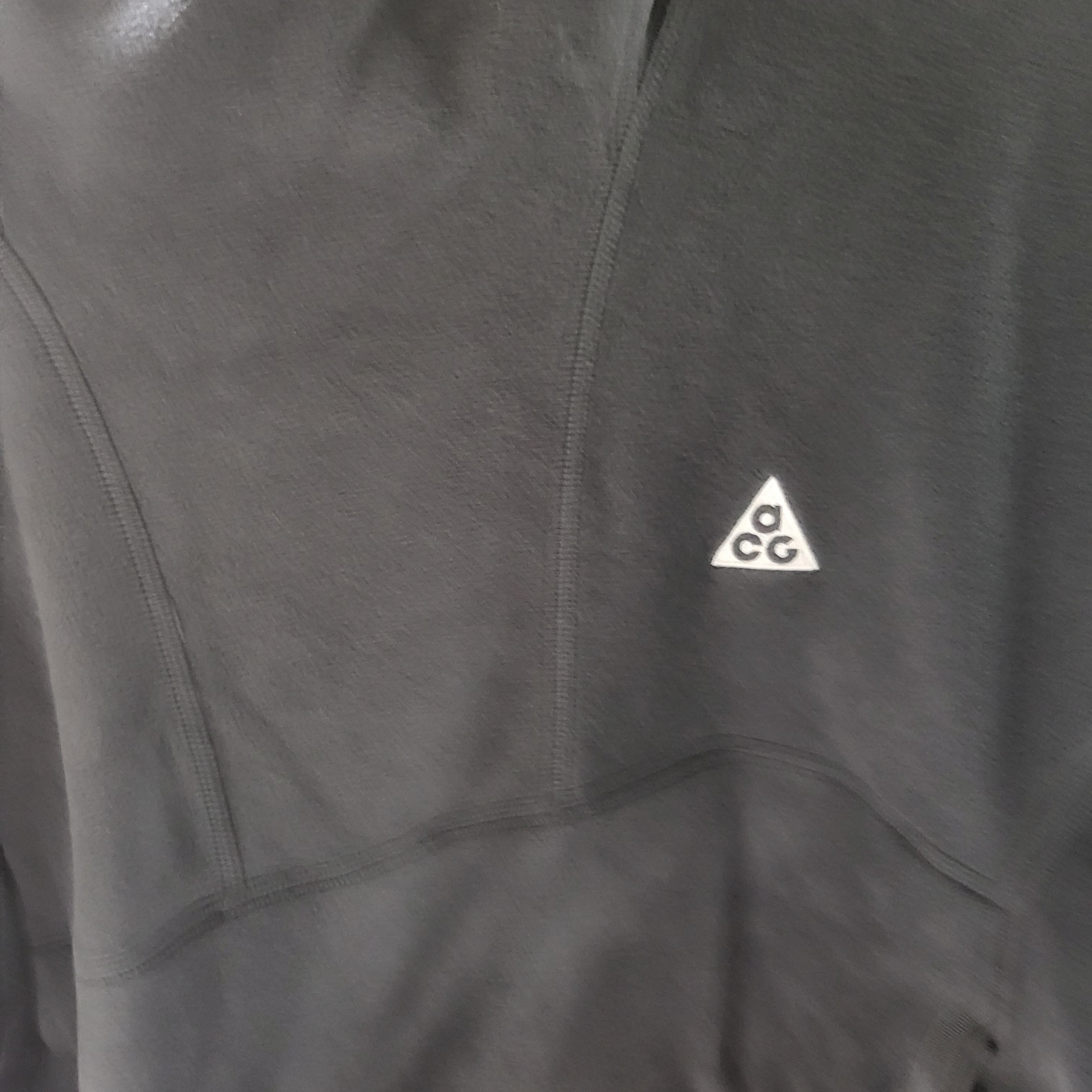 Nike ACG Polartec Wolf Tree Pullover Hoodie Anthracite - Asia 착용 스타일