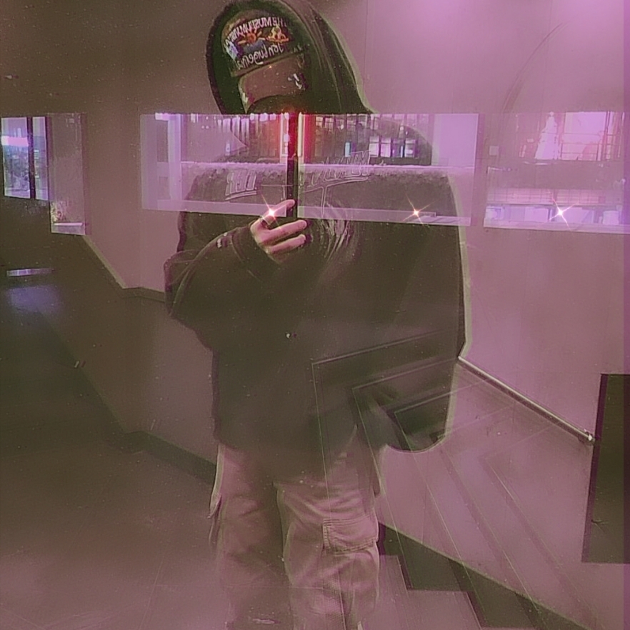 The Museum Visitor x Jon Burgerman Hand Painted Pizza & Poch Corduroy Ball Cap Brown, Project G/R Mind Slaughter Vintage Washeed Hoodie Black 착용 스타일