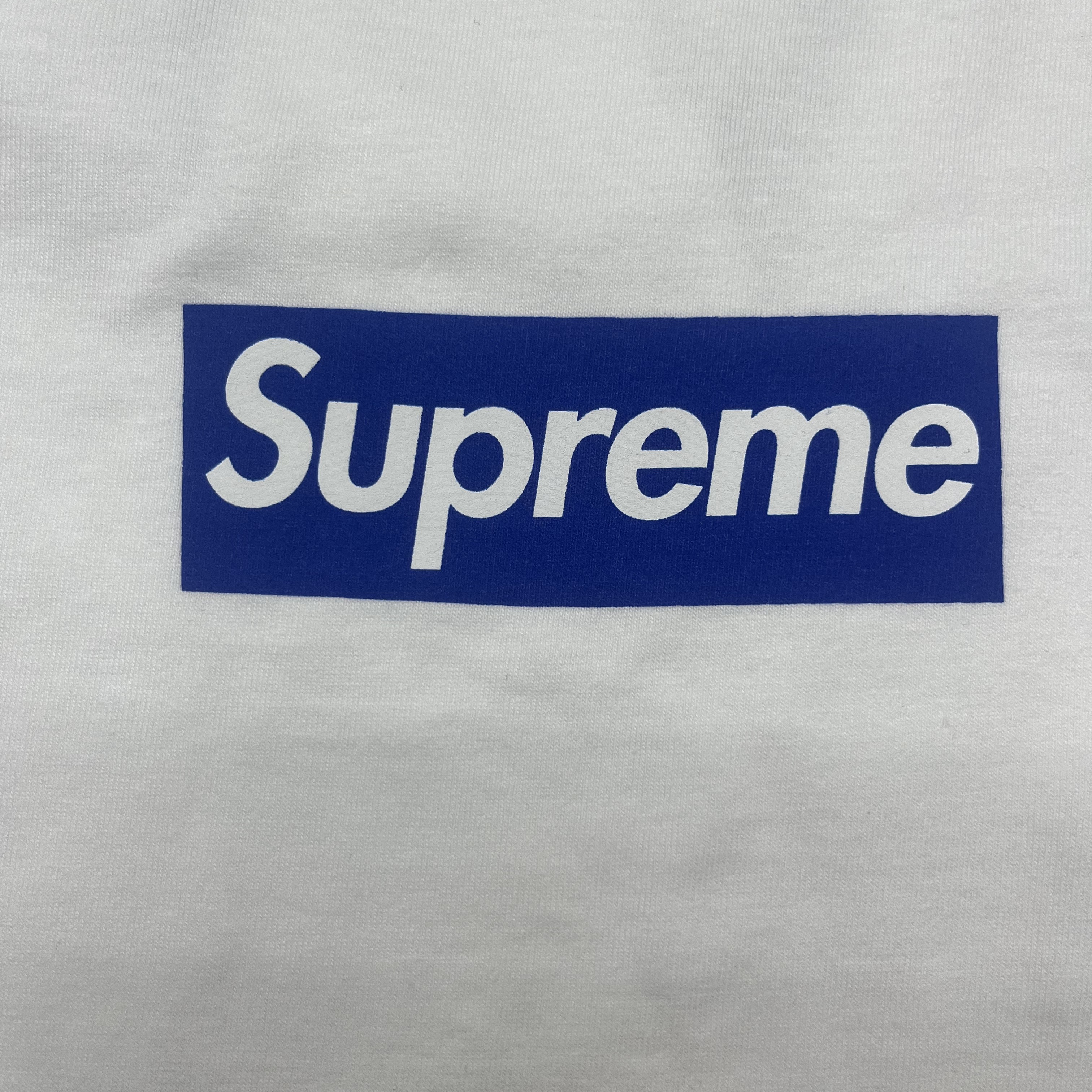 Supreme Seoul Box Logo T-Shirt White - 23FW 착용 스타일 - 2