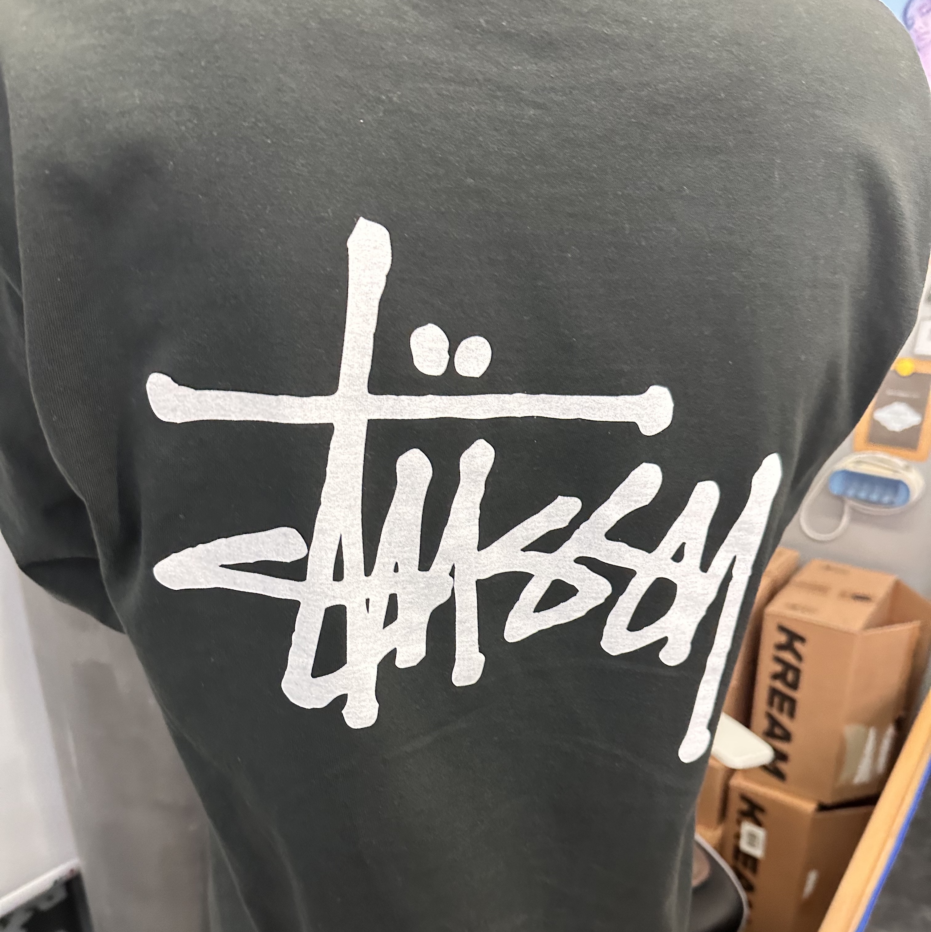 Stussy Basic Stussy LS T-Shirt Black 2023 착용 스타일