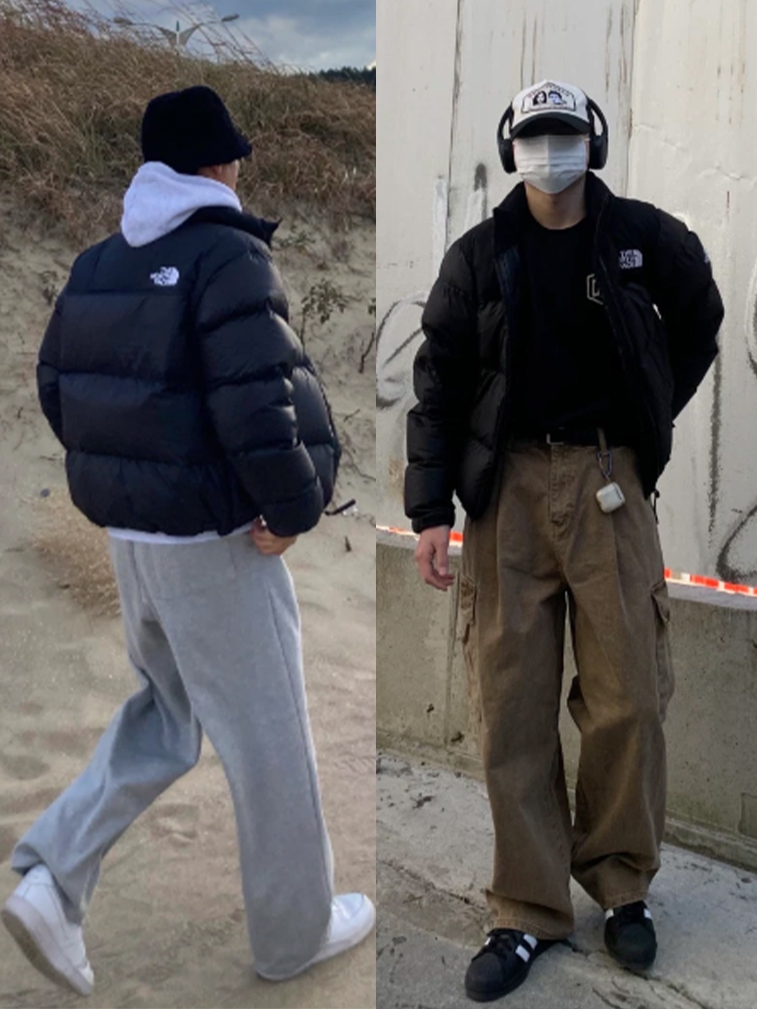 The North Face Thermoball Traction Mule V Black, Nike ACG Therma-Fit ADV Lunar Lake Puffer Jacket Black - Asia 착용 스타일 - 3