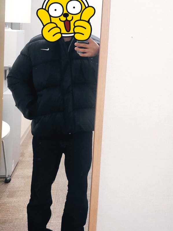 Nike Life Therma-Fit Puffer Jacket Black - Asia 착용 스타일