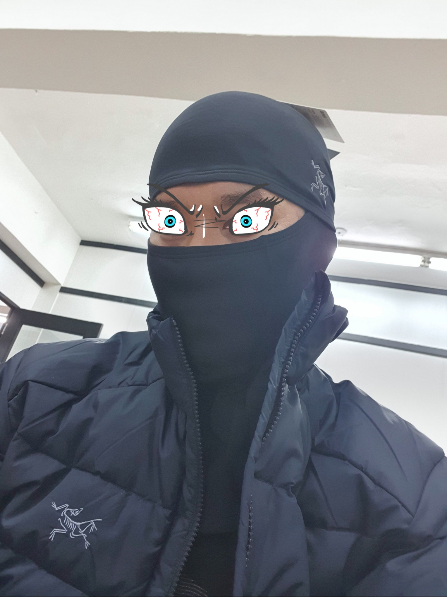 Arc'teryx Thorium Jacket Black 착용 스타일