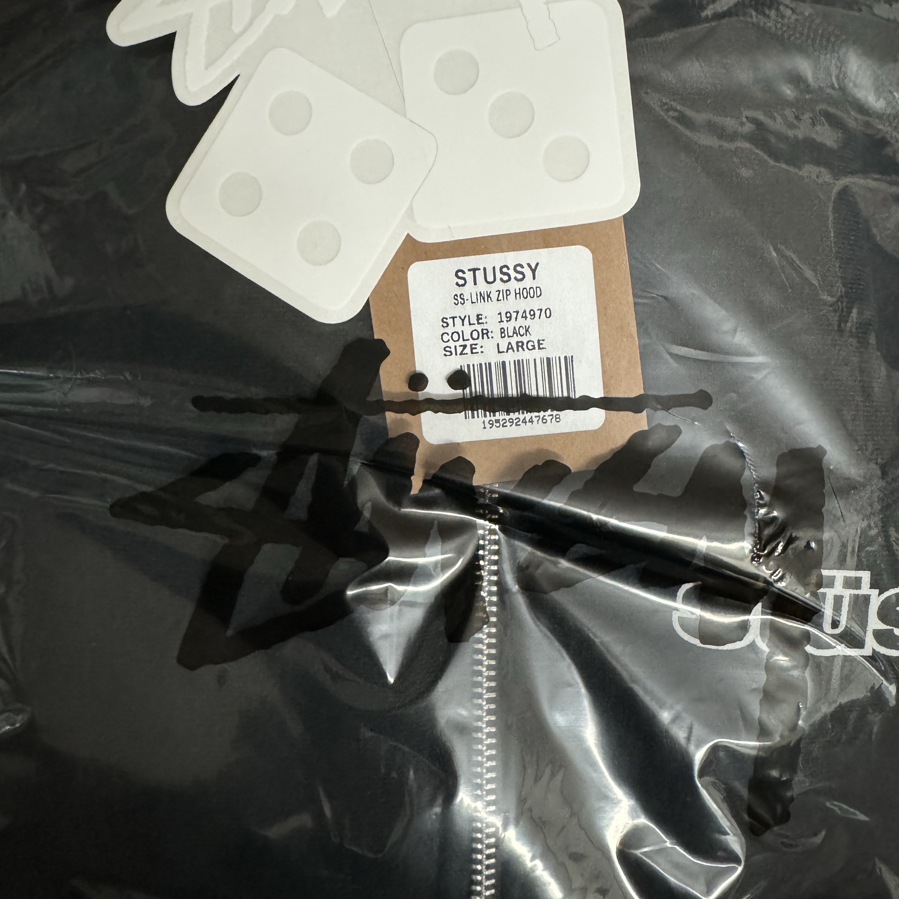 Stussy SS Link Zip Hoodie Black 착용 스타일