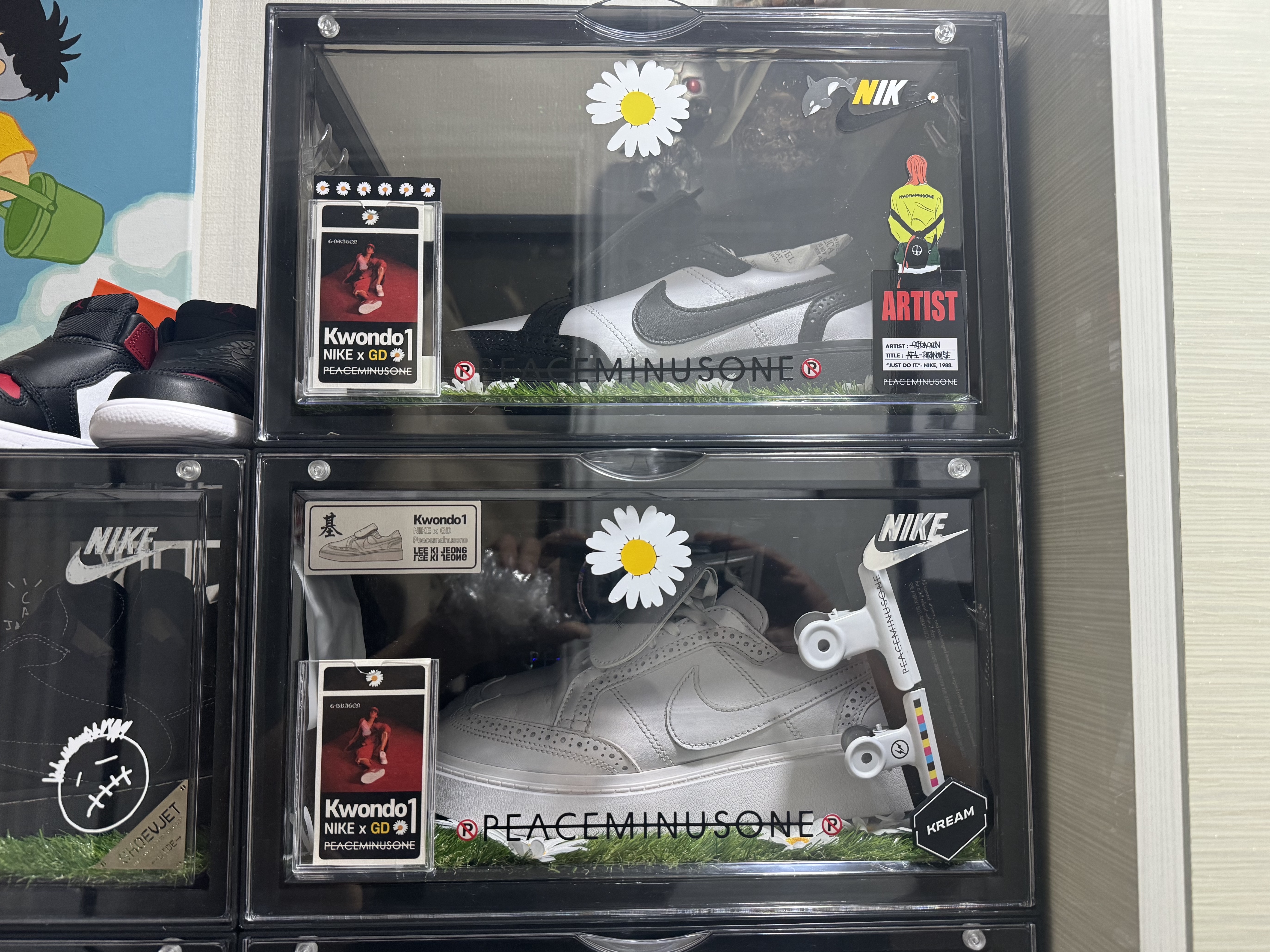 Nike x Peaceminusone Kwondo1 Black and White ์ฐฉ์ฉ ์คํ์ผ - 4