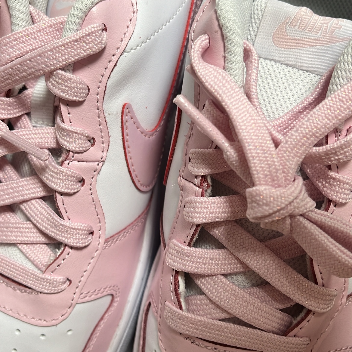 (GS) Nike Court Borough 2 SE White Pink Foam 착용 스타일 - 2