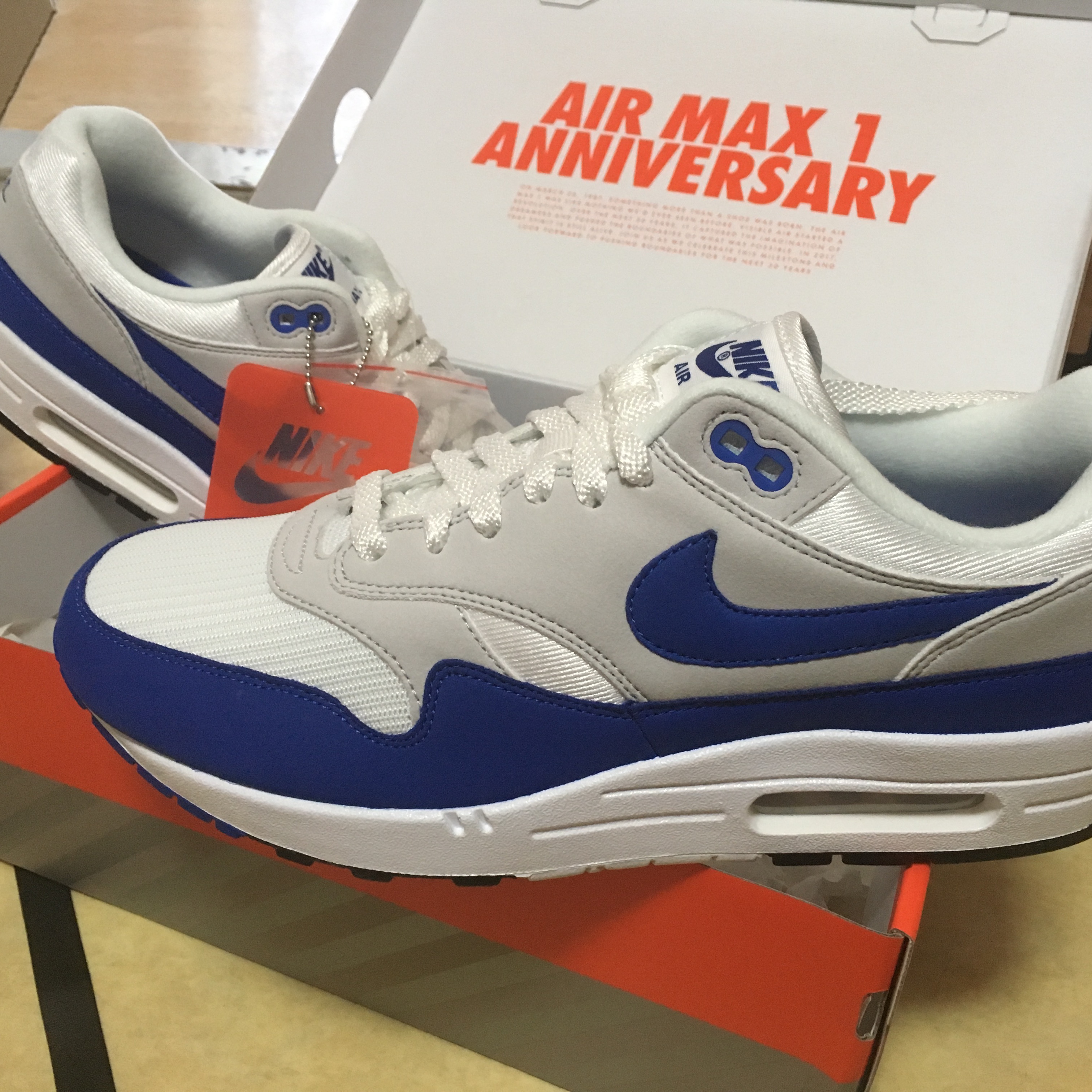Nike Air Max 1 Anniversary Royal 2017 착용 스타일