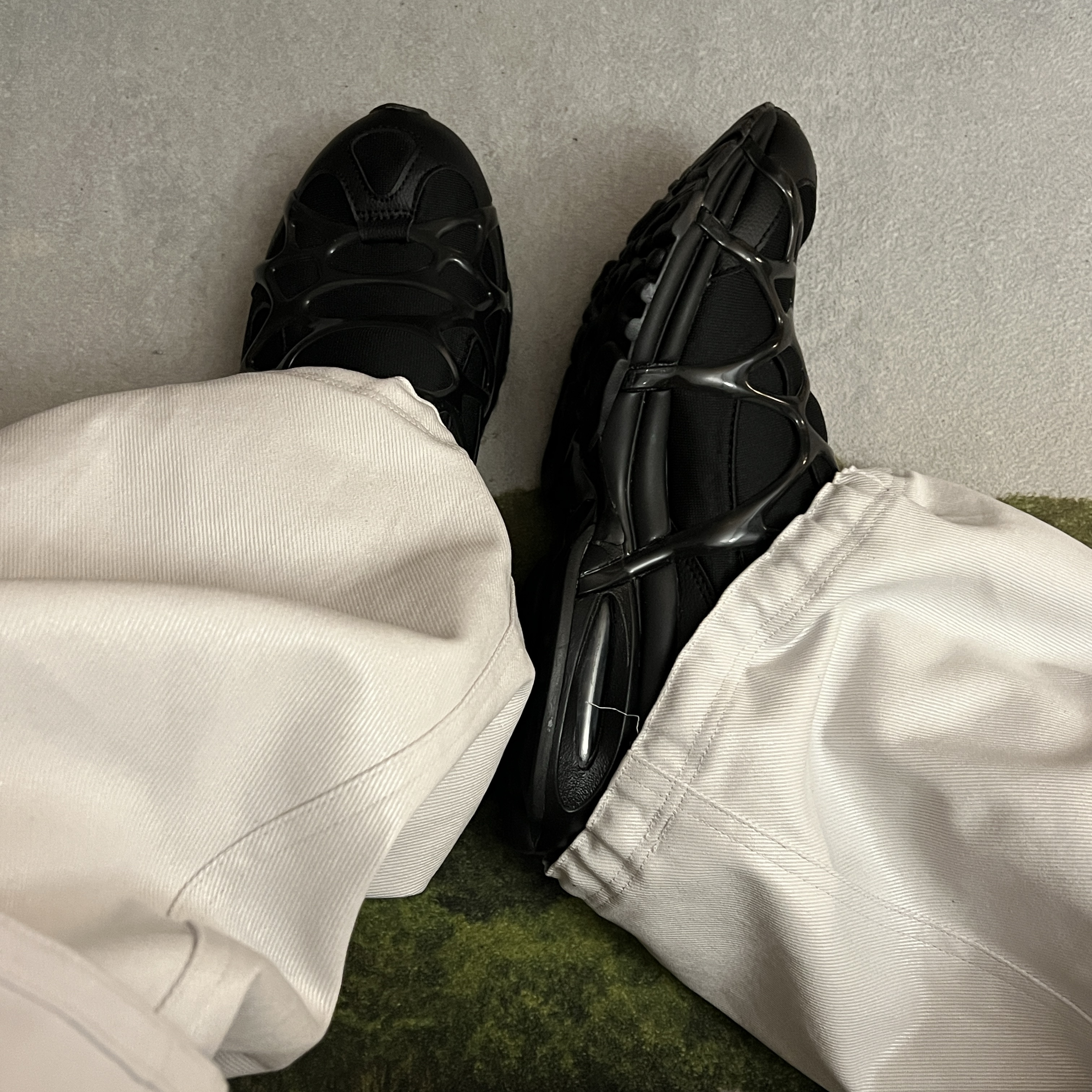 Nike Air Kukini Triple Black, Farfromwhat Far Layered Work Pants White 착용 스타일