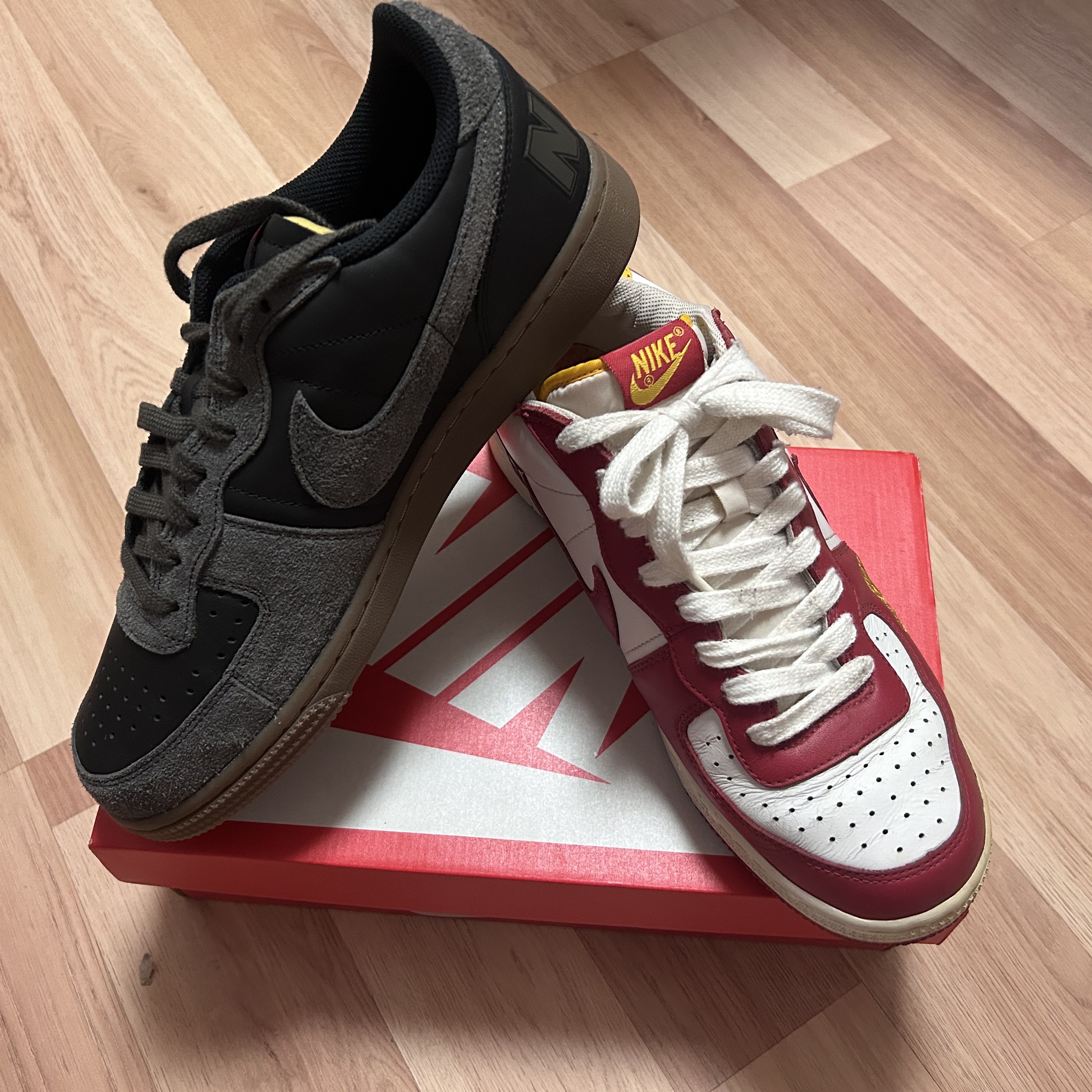 Nike Terminator Low Black Medium Ash 착용 스타일 - 6