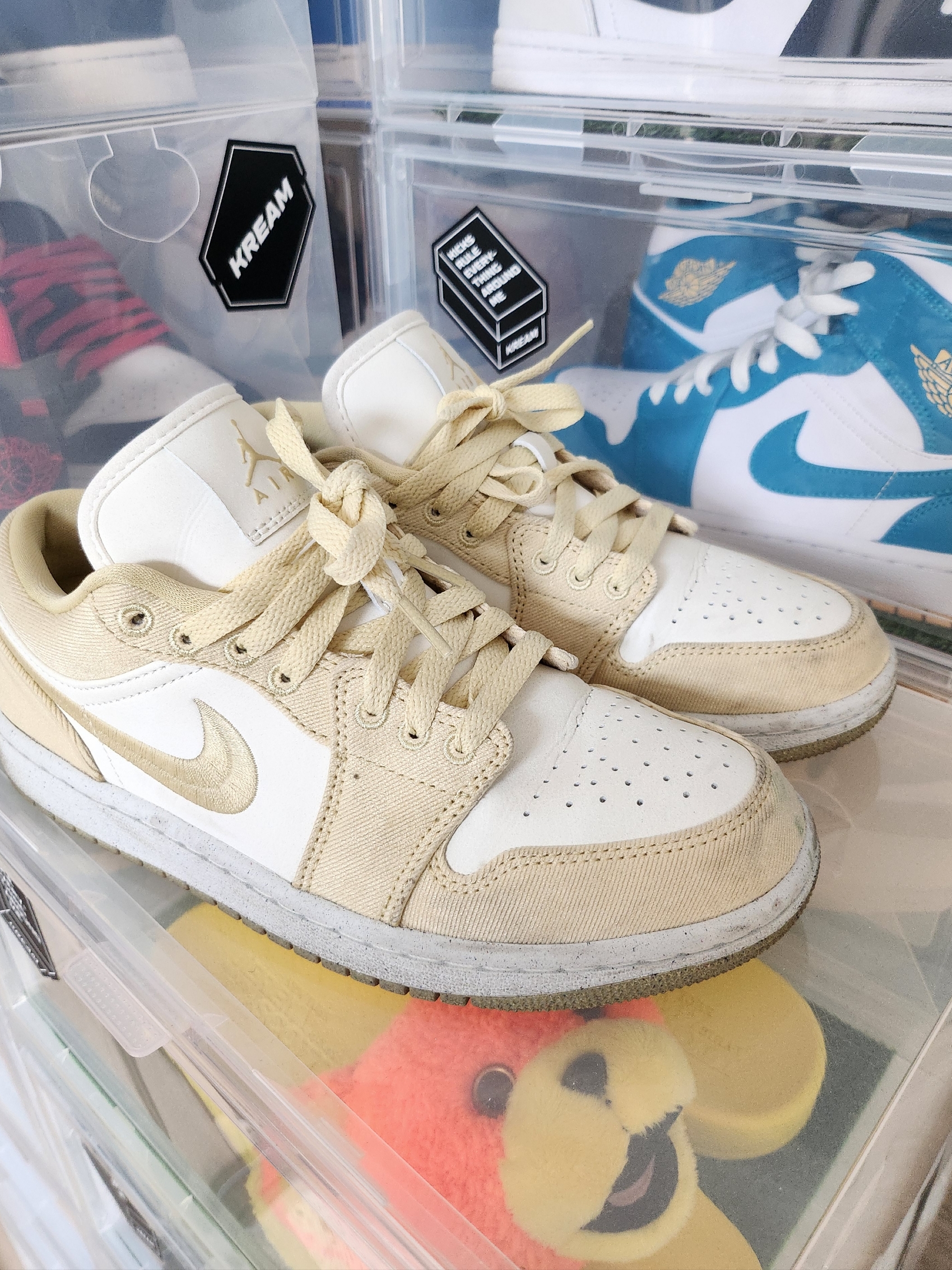 (W) Jordan 1 Low SE Team Gold Sail 착용 스타일