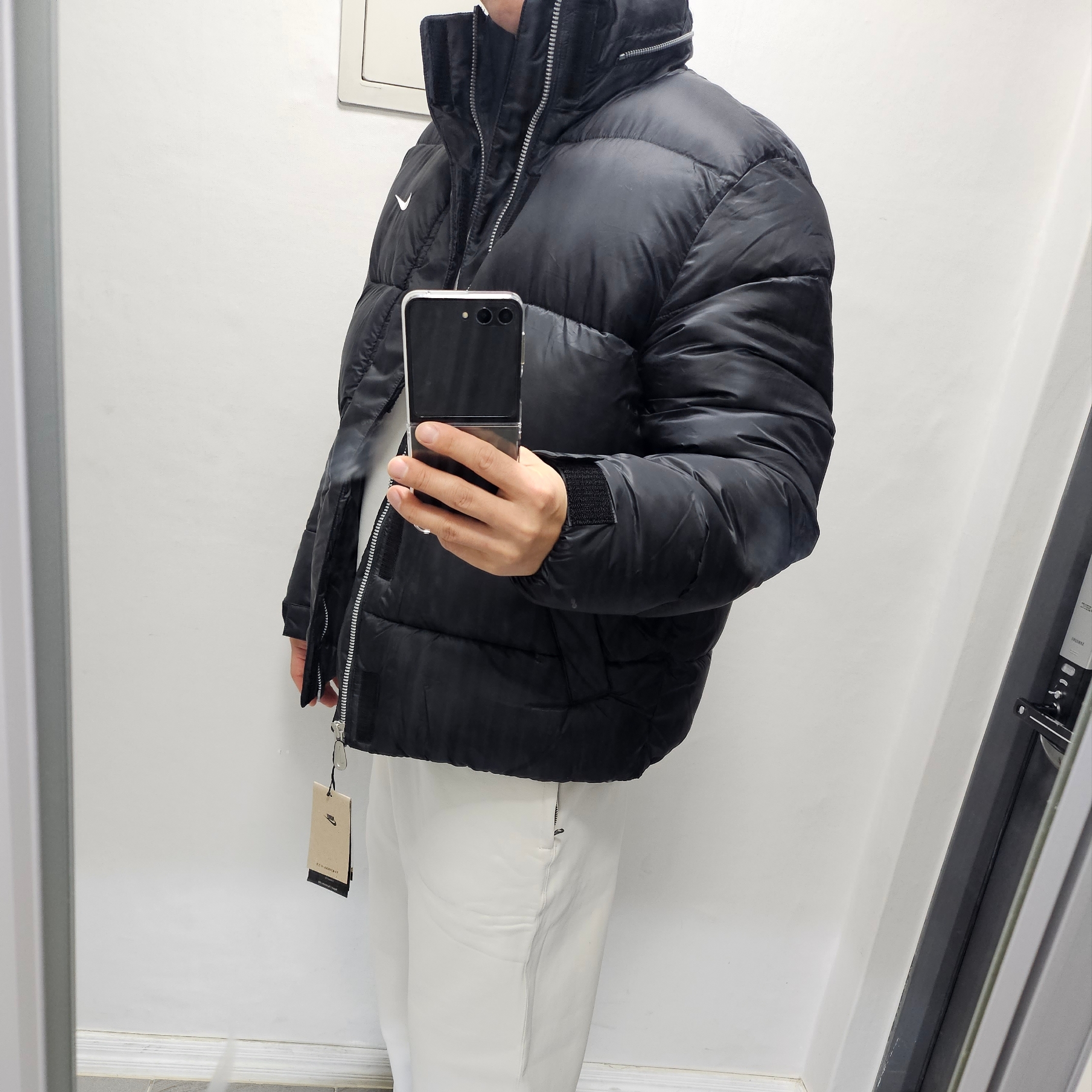 Nike Life Therma-Fit Puffer Jacket Black - Asia 착용 스타일 - 2