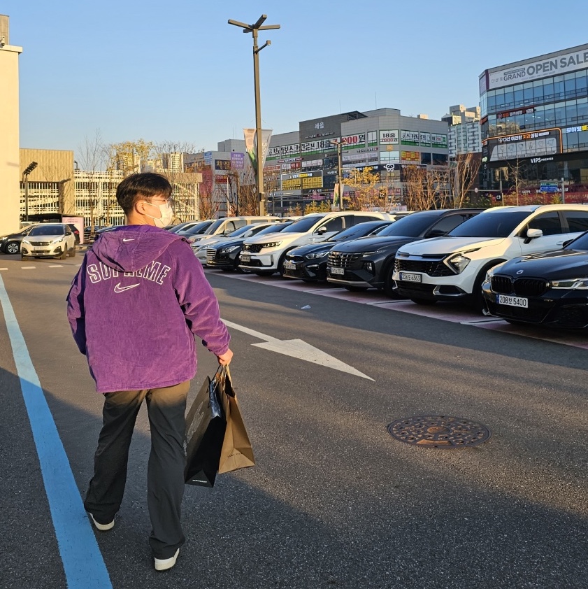 Supreme x Nike Arc Corduroy Hooded Jacket Purple - 22SS 착용 스타일