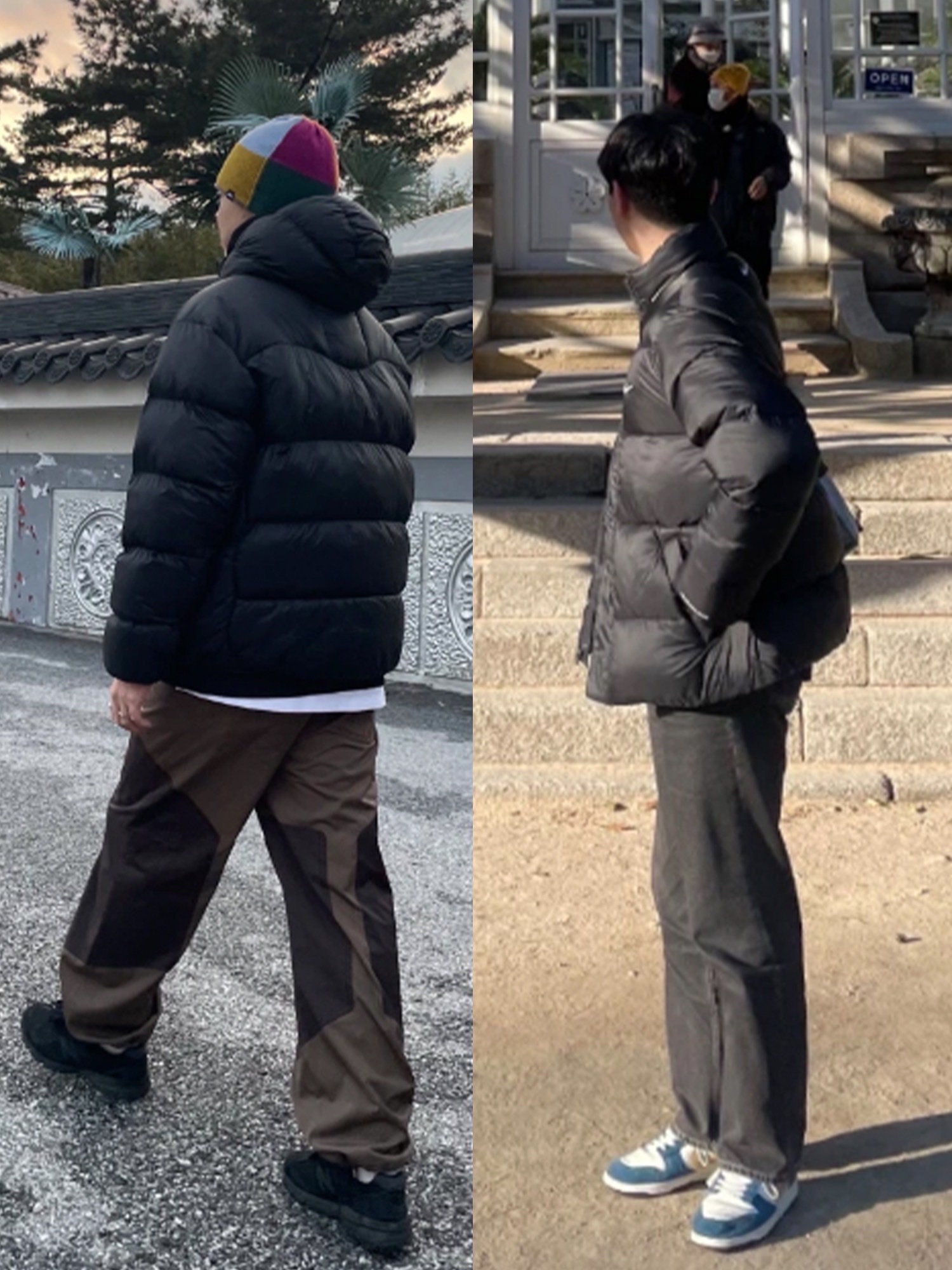 The North Face Thermoball Traction Mule V Black, Nike ACG Therma-Fit ADV Lunar Lake Puffer Jacket Black - Asia 착용 스타일 - 2