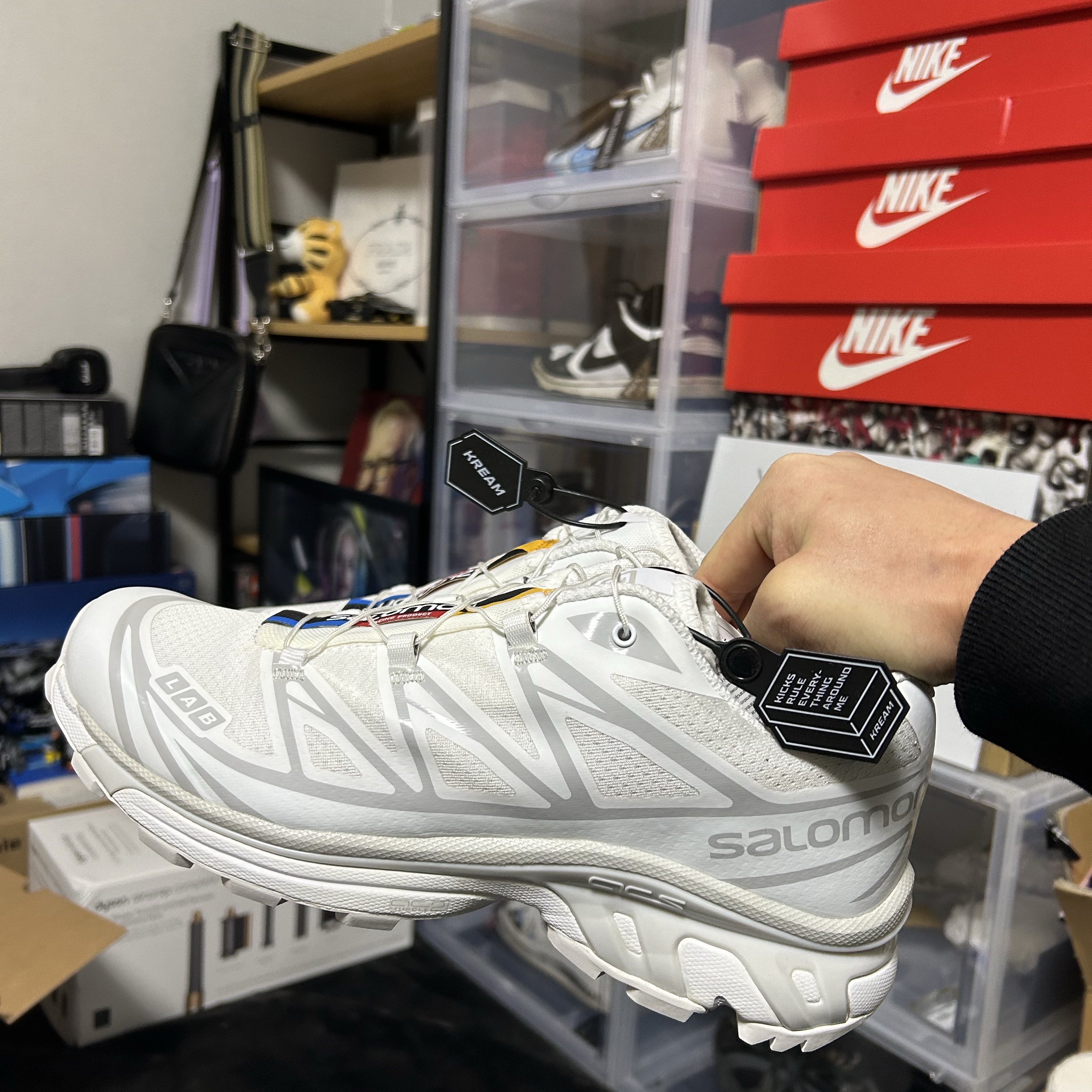 Salomon XT-6 ADV White 착용 스타일 - 4