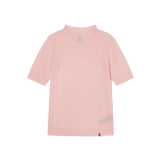 (W) 노스페이스 코지 티셔츠 숏슬리브 터틀넥 라이트 핑크