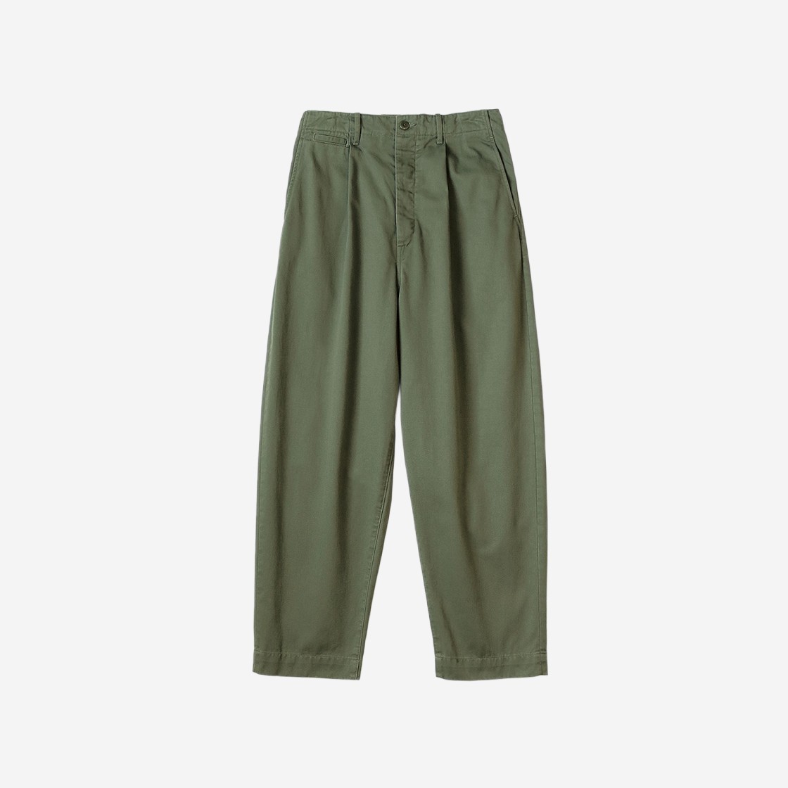 Kapital Chino High-Waisted Neem Pants Khaki 상세 이미지 1