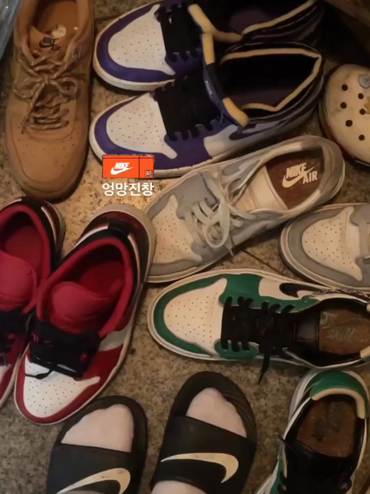 Jordan 1 Low White Gym Red Black, (W) Jordan 1 Elevate Low SE Lucky Green 착용 스타일 - 1