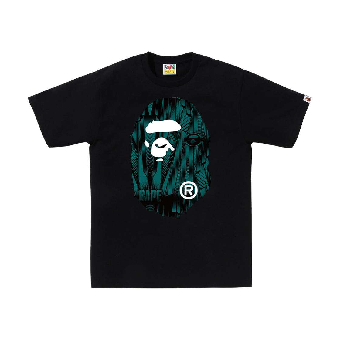 BAPE Speed Racer Big Ape Head T-Shirt Black 상세 이미지 1