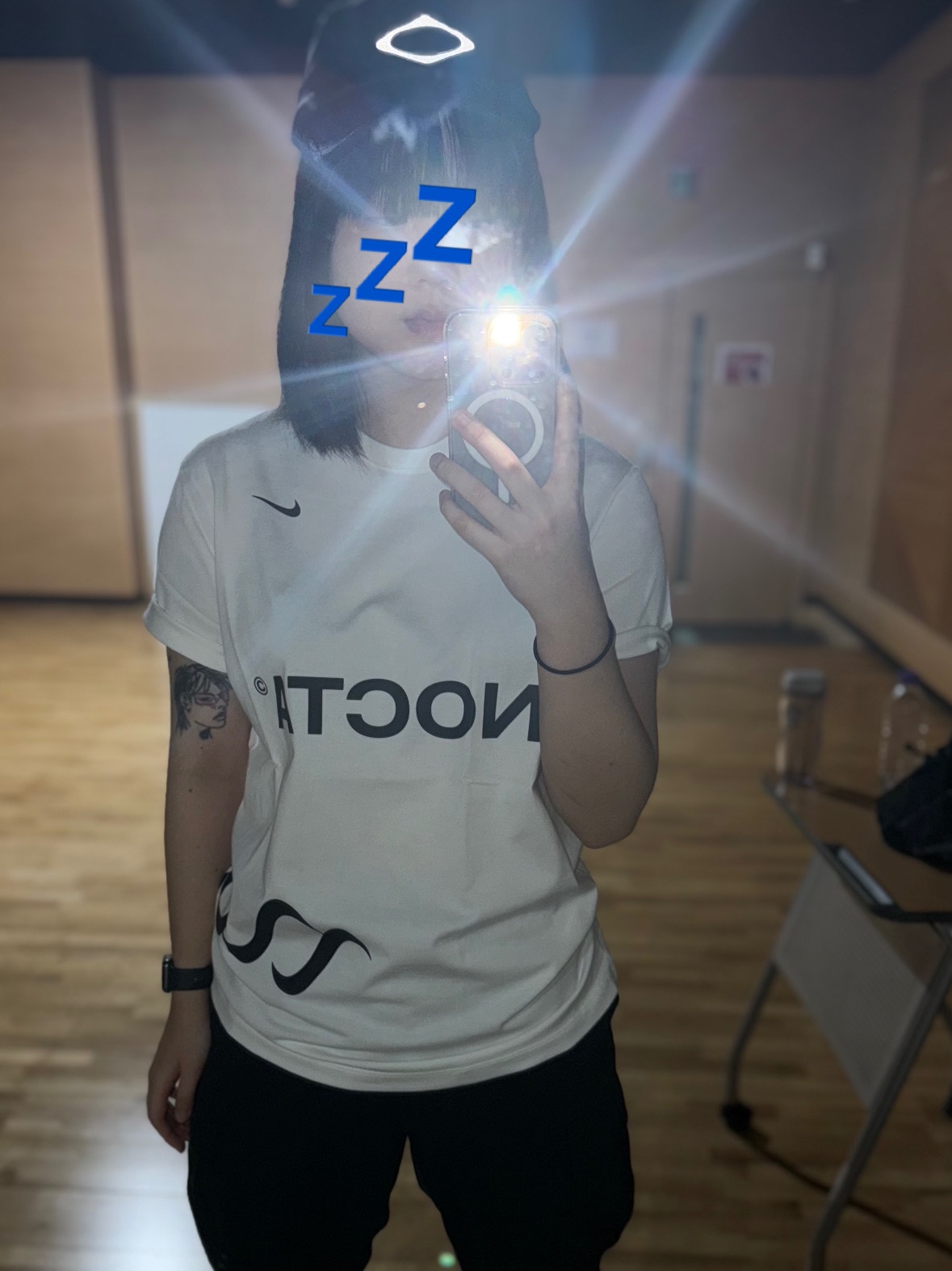 Nike x Drake Nocta NRG Essential Short Sleeve Top White - Asia 착용 스타일