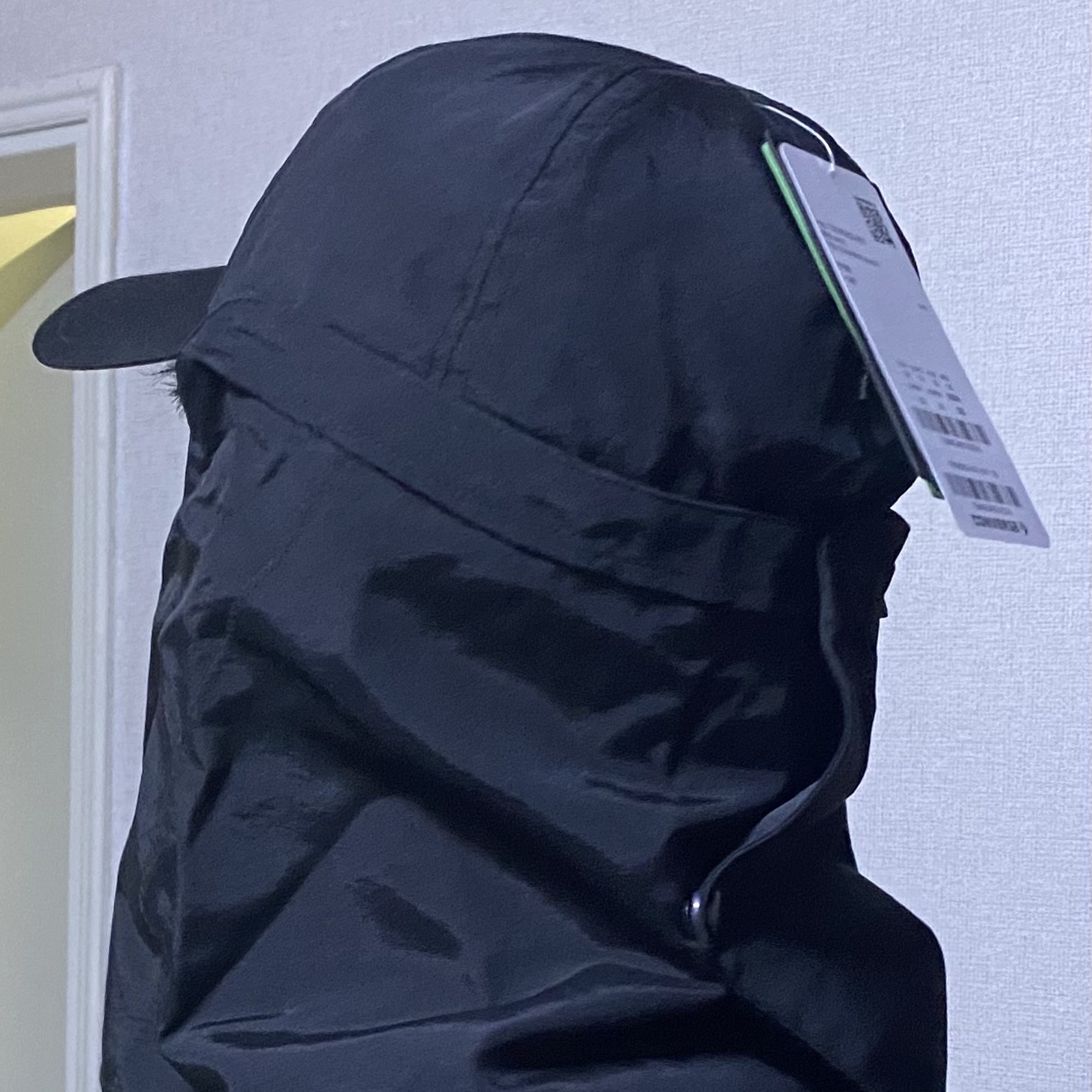 Converse x A-Cold-Wall Baseball Hat Black 착용 스타일 - 1