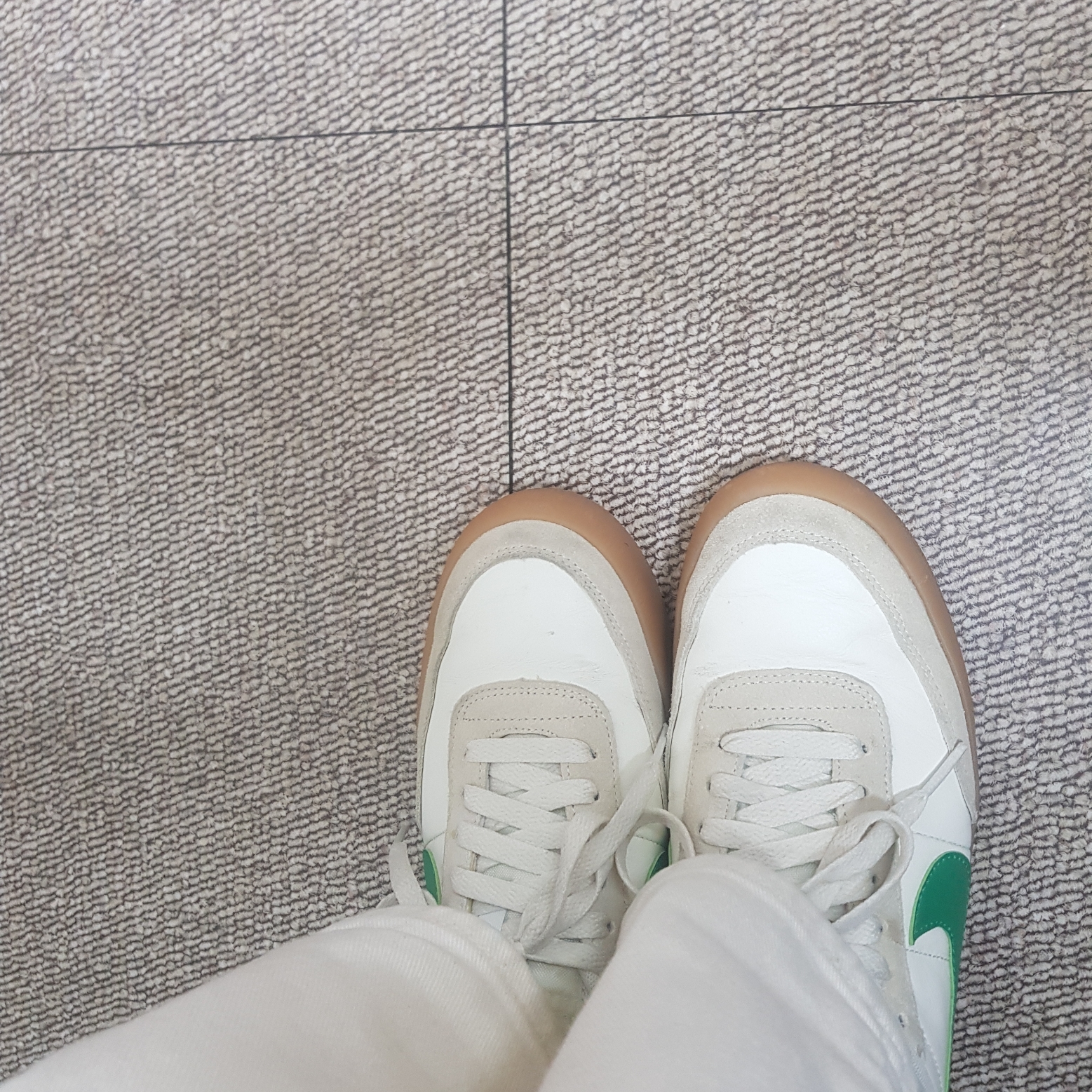 Nike x J.Crew Killshot 2 Lucid Green 착용 스타일