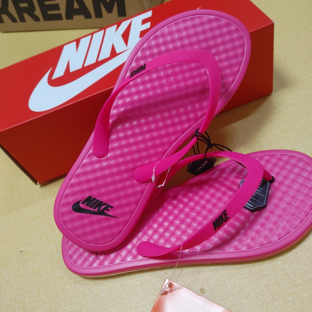 (W) Nike On Deck Slide Pink 착용 스타일