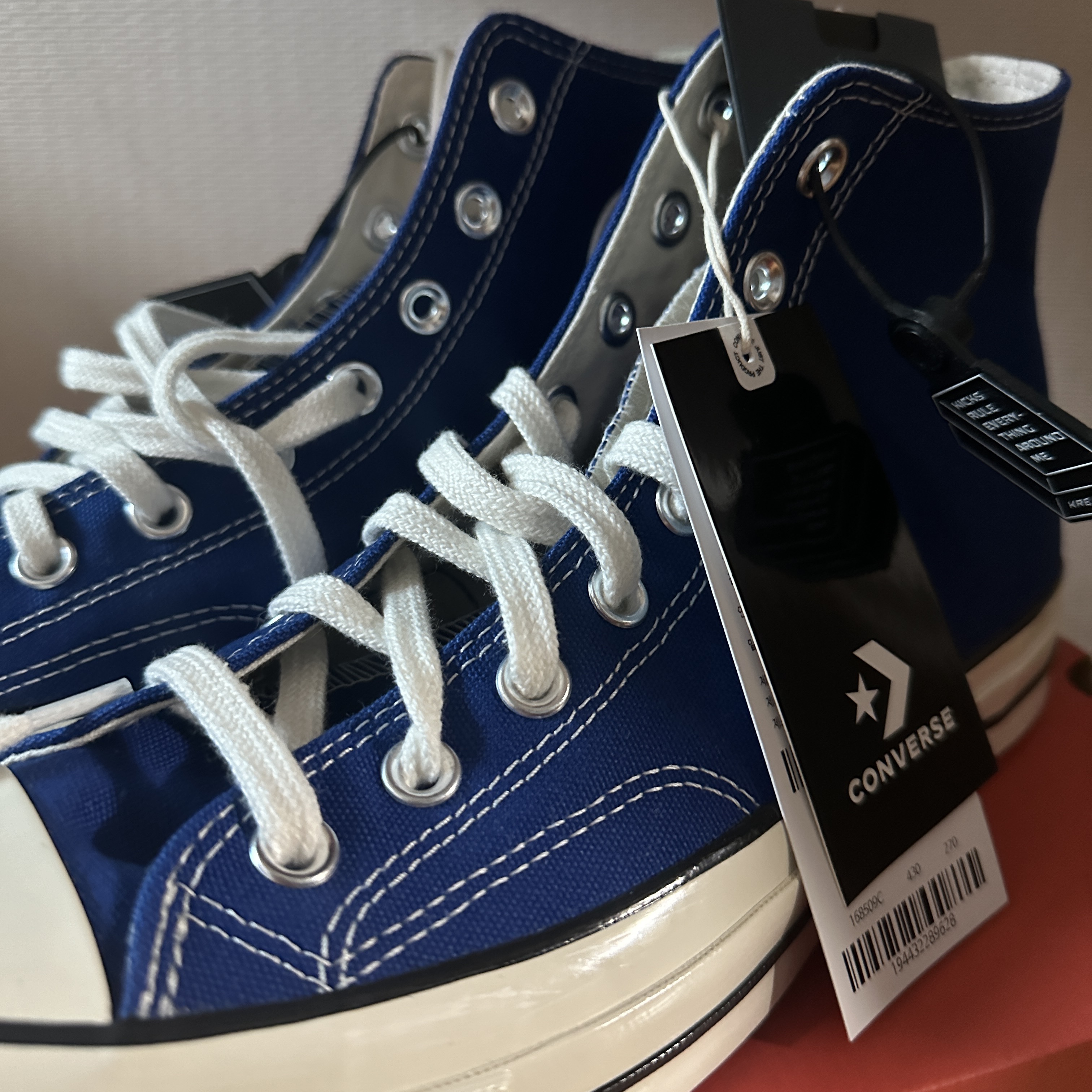 Converse Chuck 70 High Rush Blue 착용 스타일 - 1