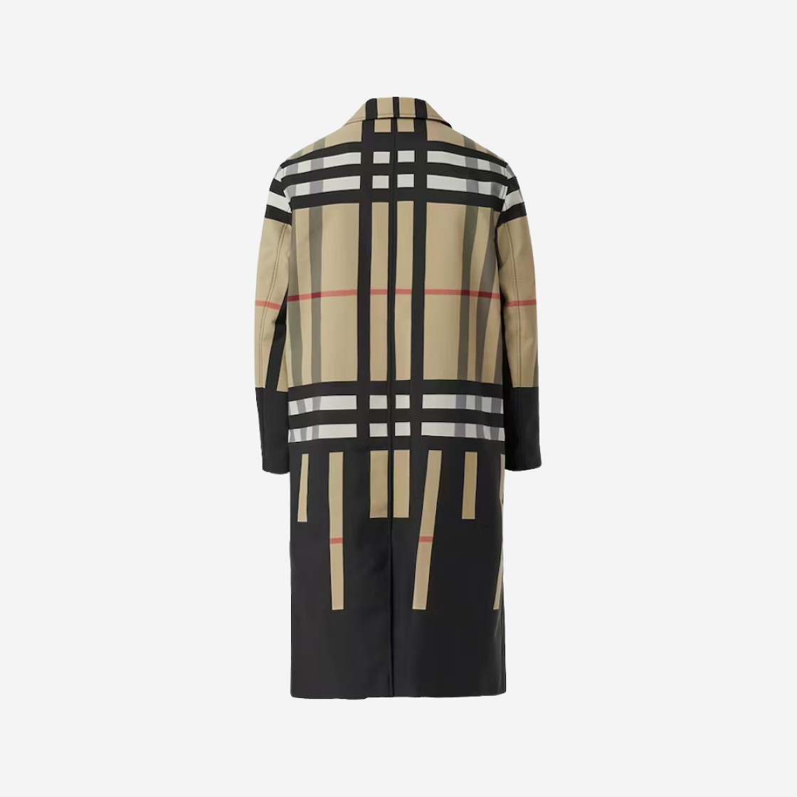 Burberry Sliced Check Nylon Car Coat Archive Beige 상세 이미지 2