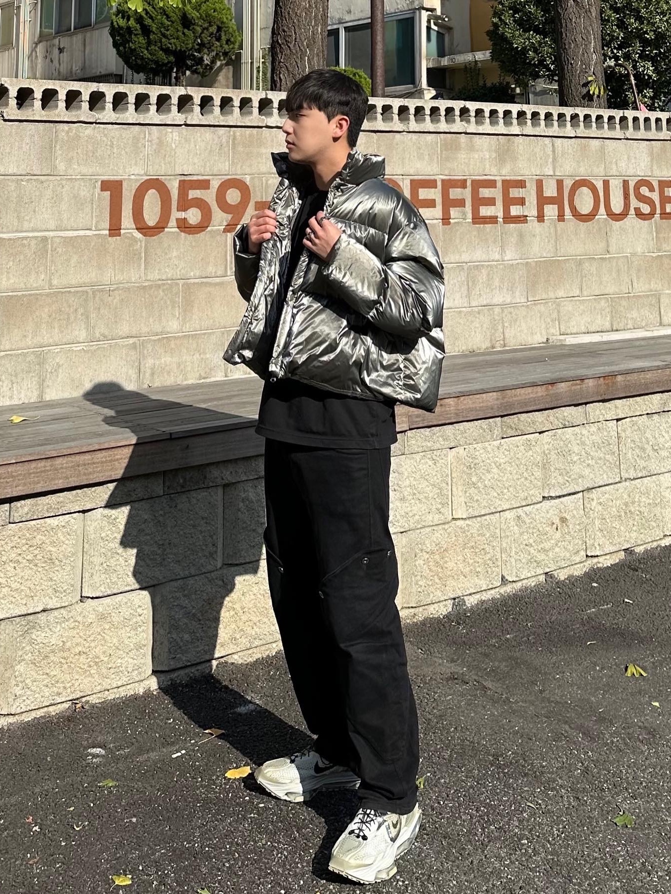 Nike x Matthew M Williams Zoom 004 Stone 착용 스타일 - 1