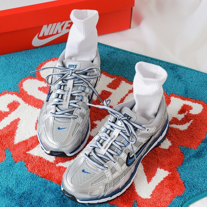 (W) Nike P-6000 Laser Blue 착용 스타일