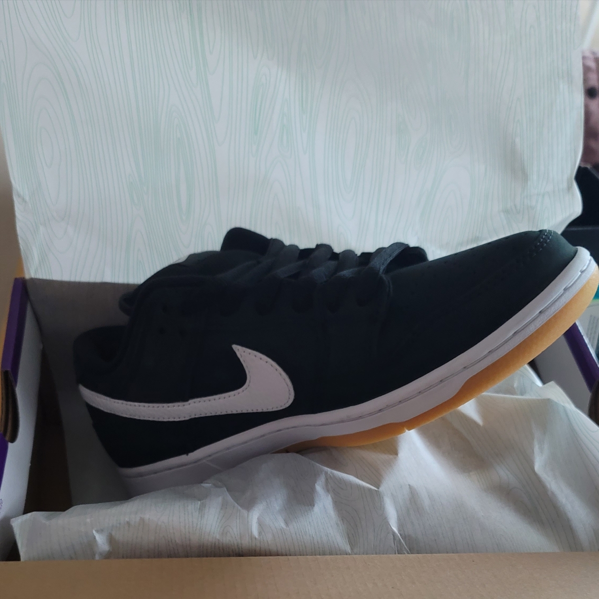 Nike SB Dunk Low Pro Black White 착용 스타일