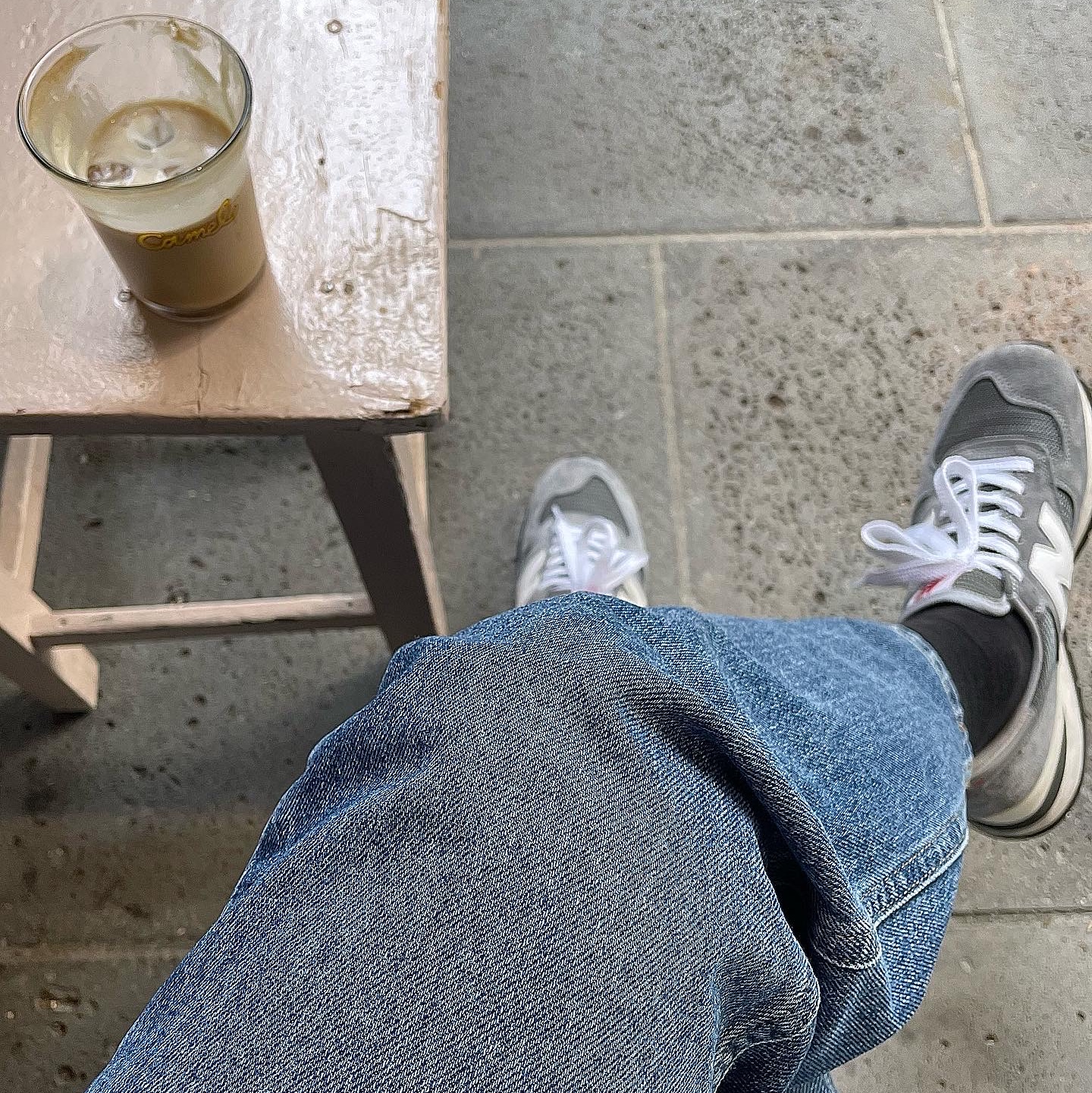 New Balance 990vs1 Made in USA Grey 착용 스타일