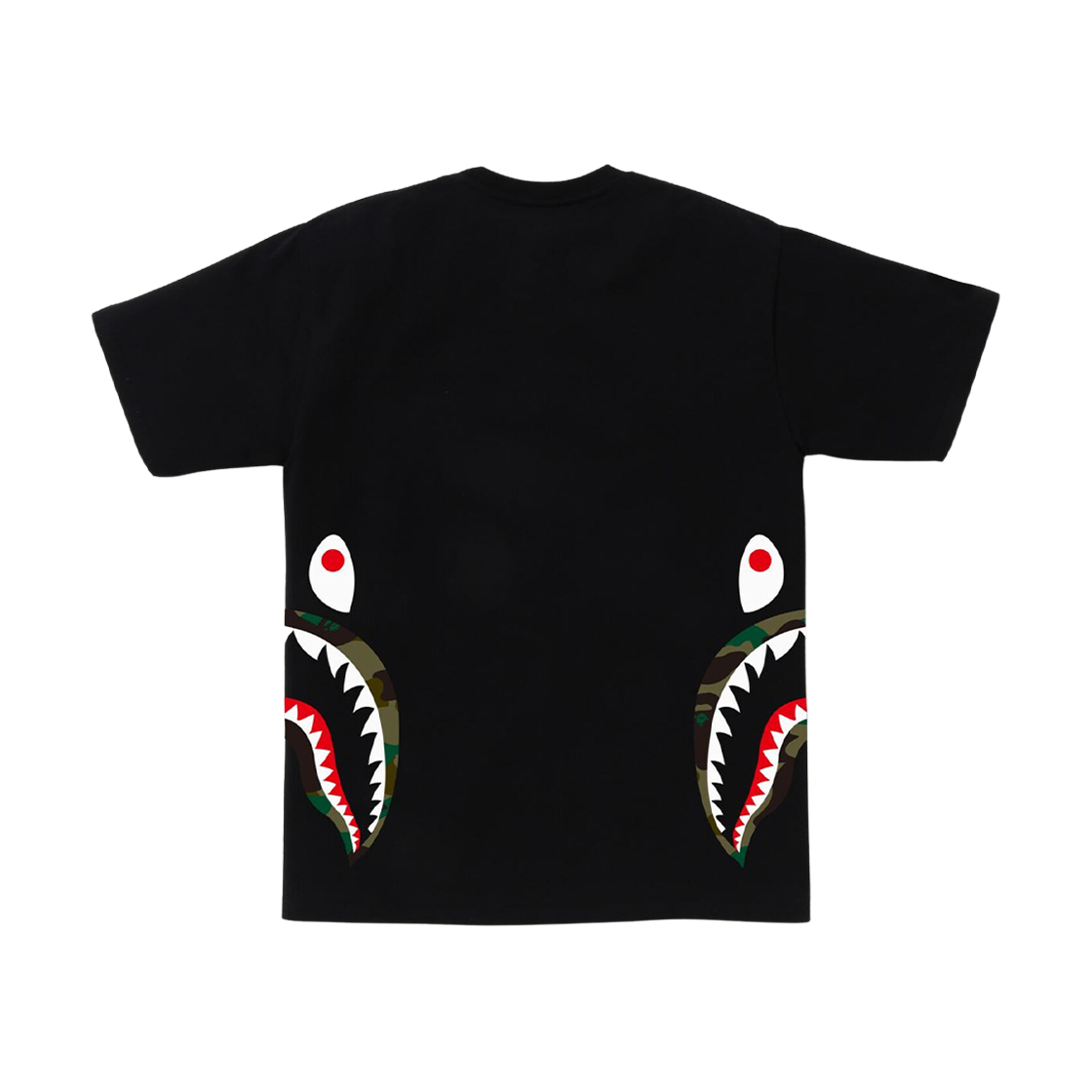 BAPE 1st Camo Side Shark T-Shirt Black 상세 이미지 2