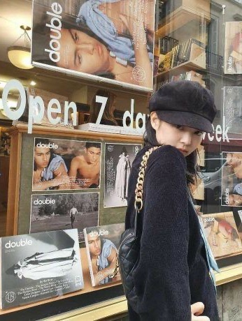 Millo Archive Comfort Balaclava Beige, Emis Newsboy Cap Black 착용 스타일 - 4