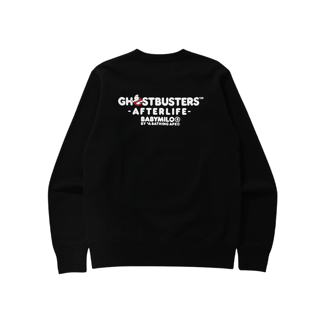 BAPE x Ghostbusters Ape Head Crewneck Black 상세 이미지 2