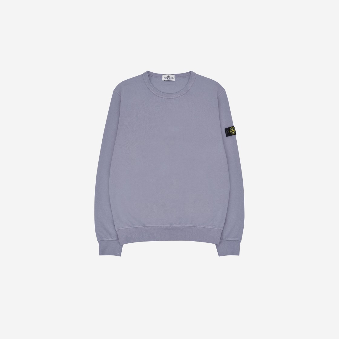 (Kids) Stone Island 61340 Cotton Fleece Crewneck Sweatshirt Lavender - 23SS 상세 이미지 1