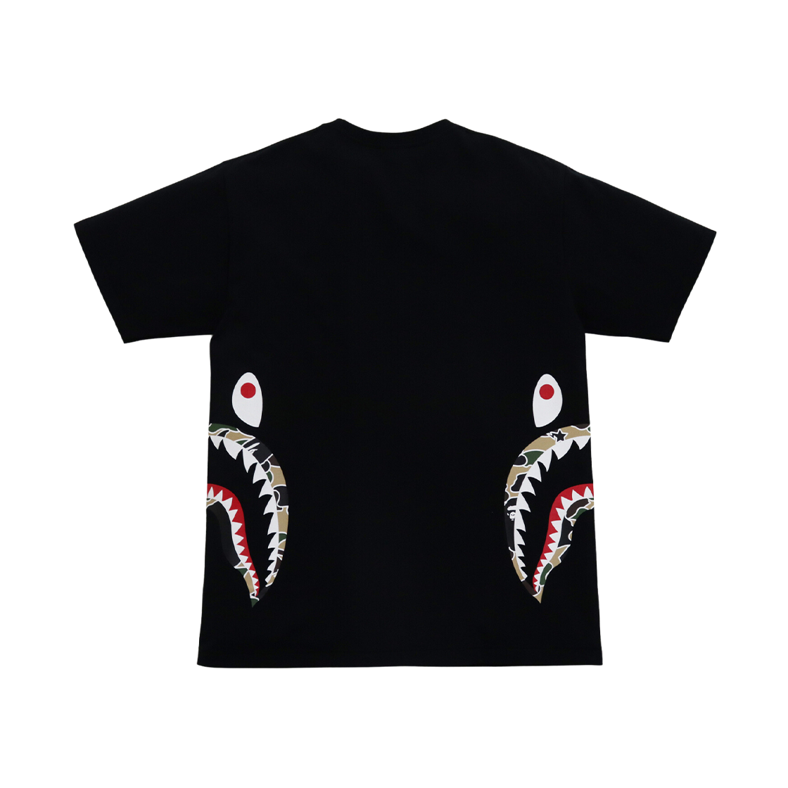 BAPE Sta Camo Side Shark T-Shirt Black 상세 이미지 1