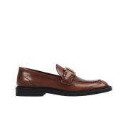 (W) Chloe Marcie Brushed Calfskin Loafer Tan