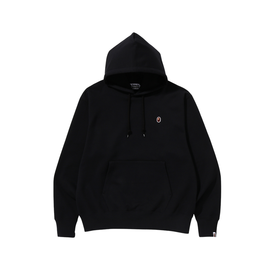 BAPE Ape Head One Point Relaxed Fit Pullover Hoodie Black 상세 이미지 1