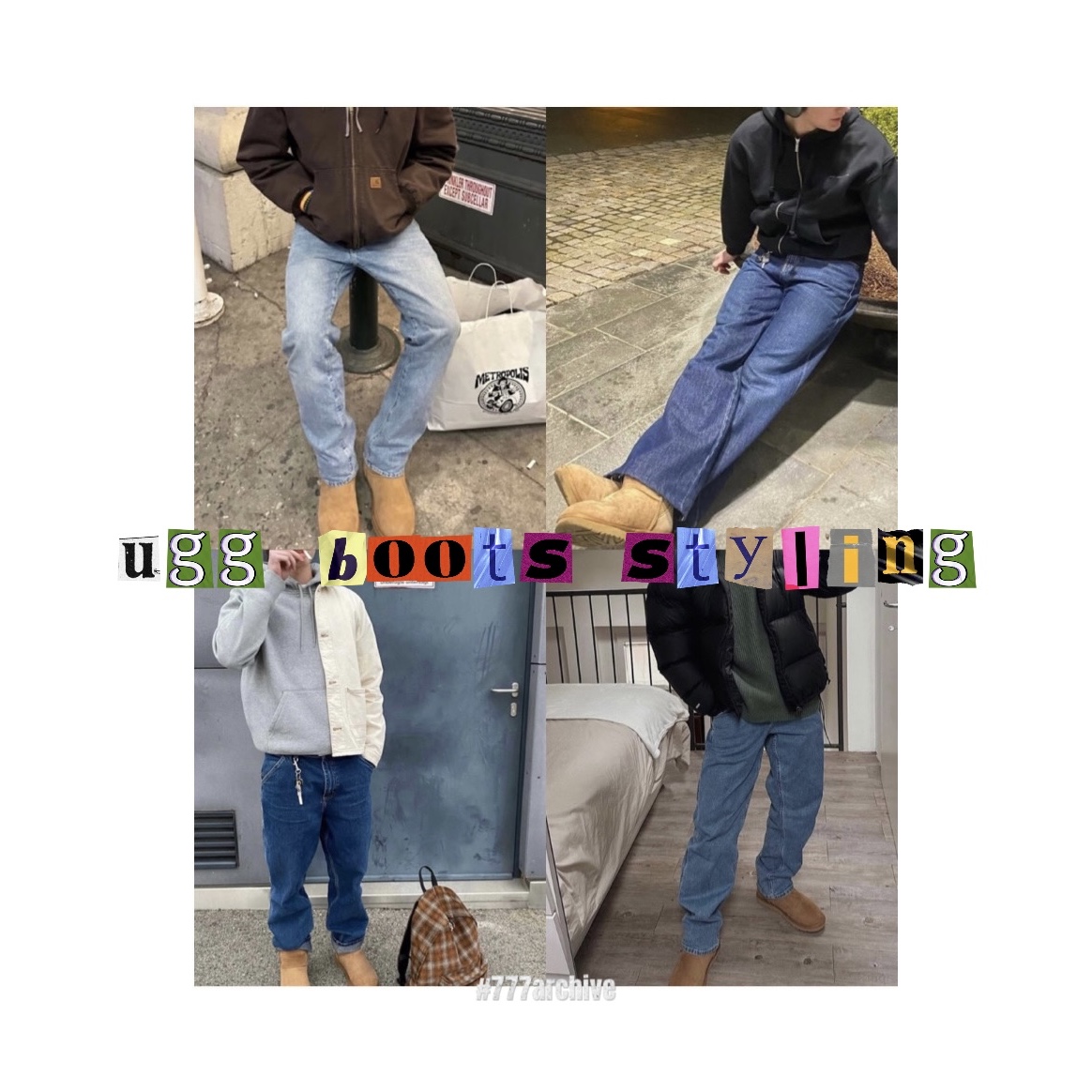 UGG Classic Mini Boots Chestnut 착용 스타일 - 1