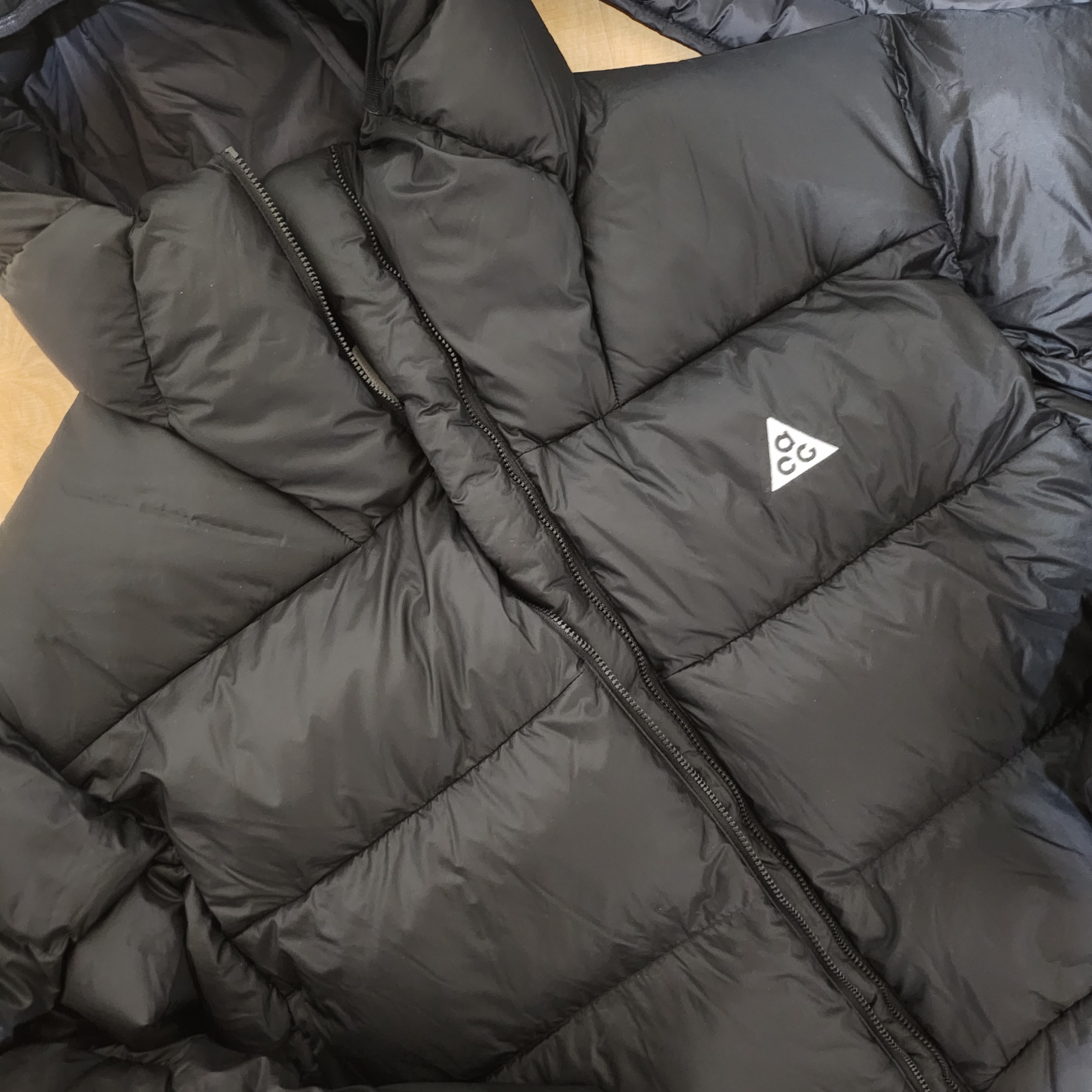 Nike ACG Therma-Fit ADV Lunar Lake Puffer Jacket Black - Asia 착용 스타일