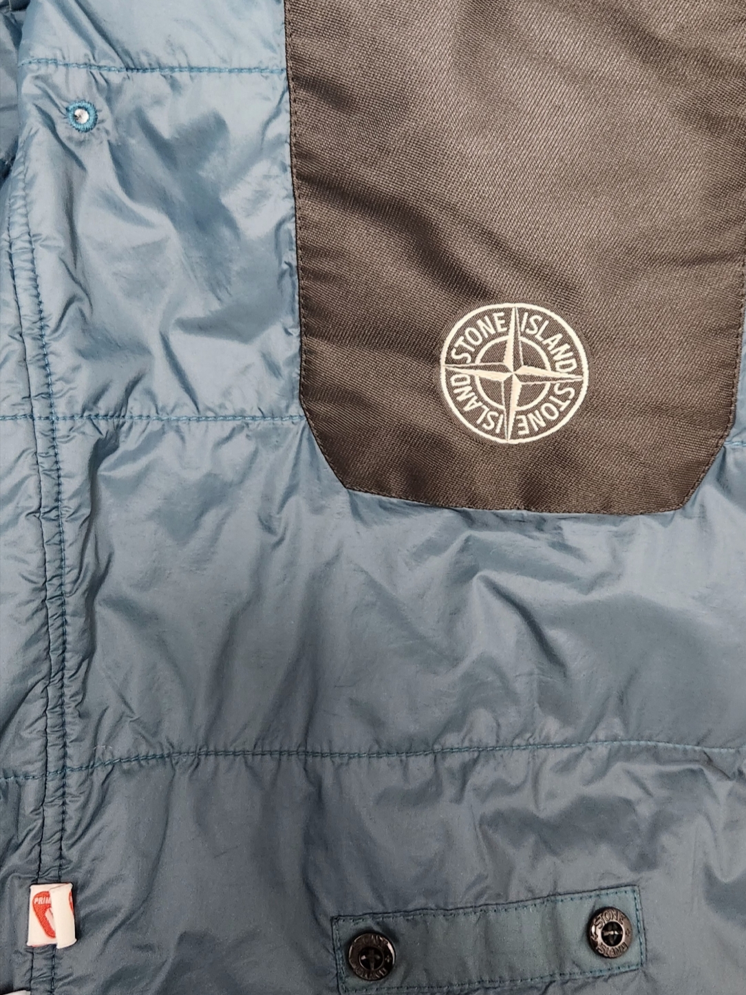 Stone Island 40723 Crinkle Reps Hooded Down Jacket Petrol Green - 22FW 착용 스타일