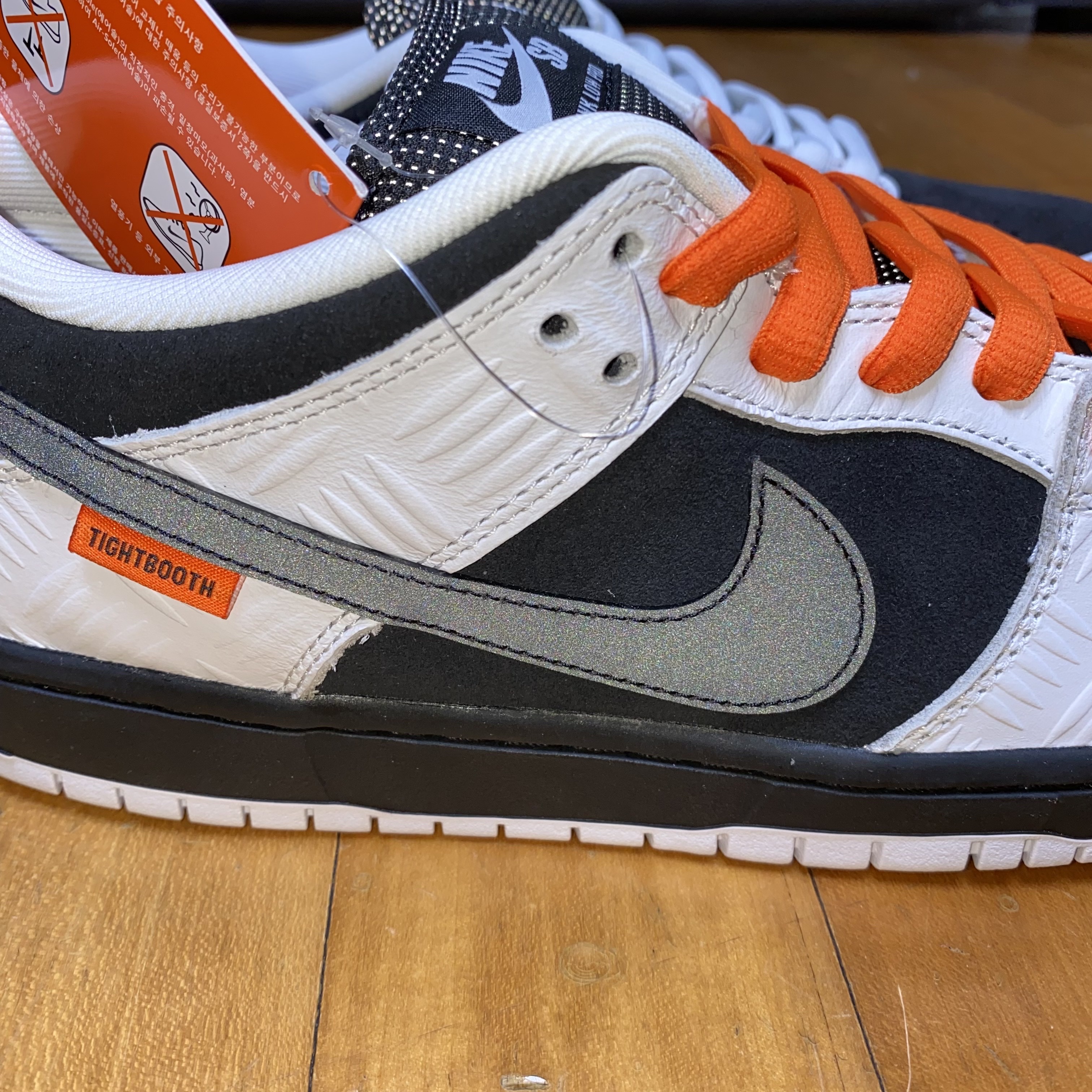 Nike x Tightbooth SB Dunk Low Pro Black and White, Nike x Supreme SB Dunk Low Black 착용 스타일 - 5