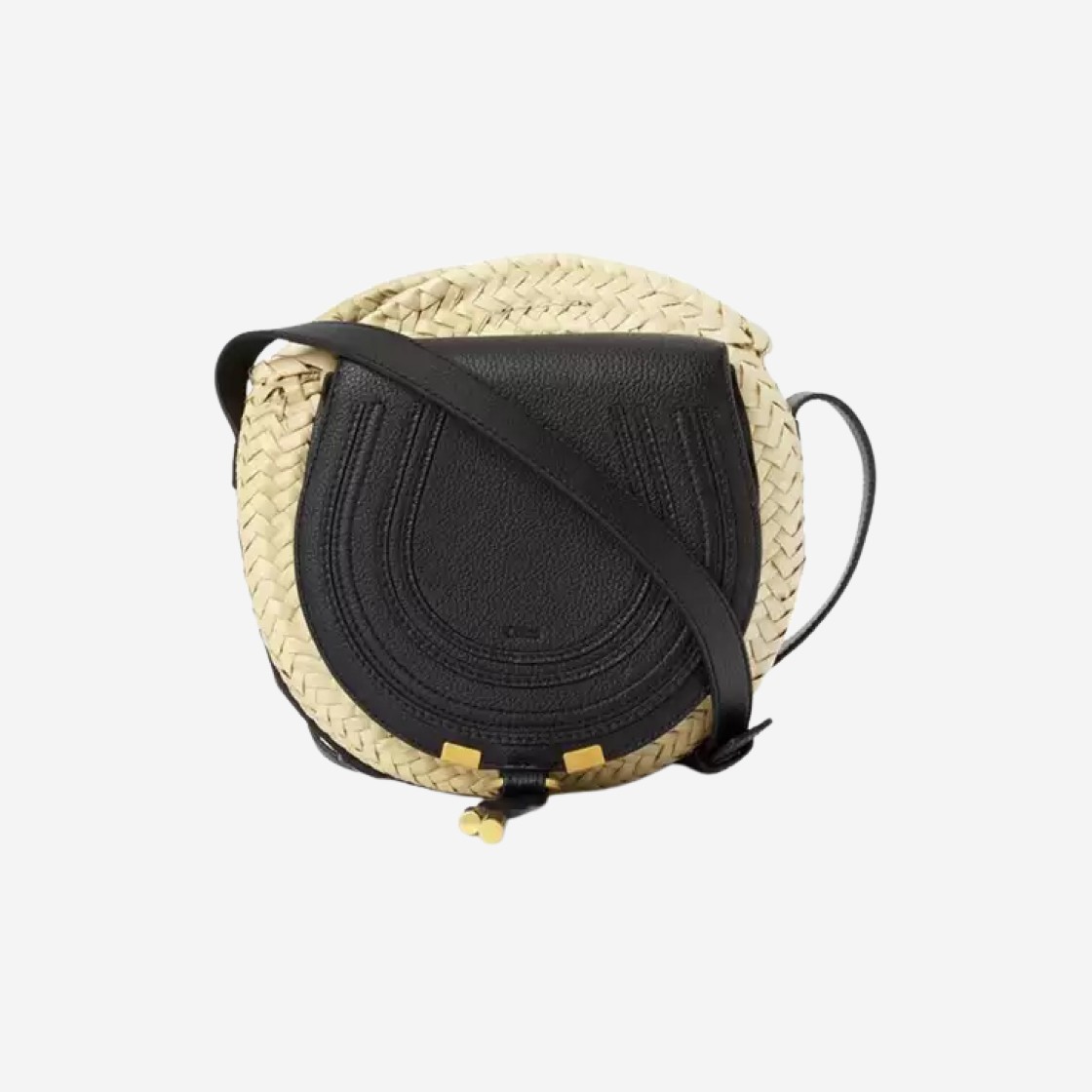 Chloe Marcie Crossbody Basket Bag Black 상세 이미지 1