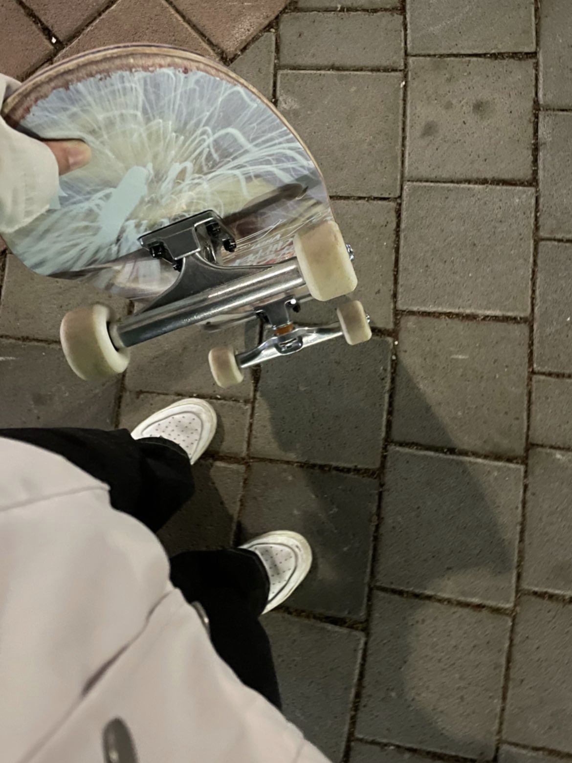 (W) Nike Air Force 1 '07 Low White 착용 스타일