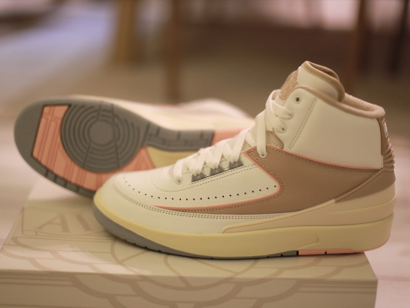 (W) Jordan 2 Retro Sunset Haze 착용 스타일 - 4